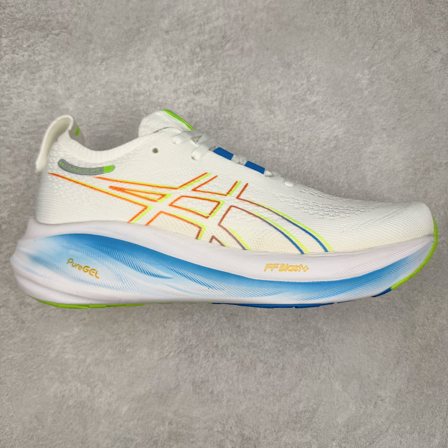 图片[2]-Asics GEL-Nimbus 26 亚瑟士缓震跑鞋 近年复古风潮的势头很旺 ASICS一直坚信保持身体的健康与活力是打造健康快乐的生活方式的最佳途径 ASICS为复古鞋型注入新设计 为玩家的街头穿搭提供了更多可能 GEL-NIMBUSTM9运动鞋最初是为中立和仰卧跑步者设计的长距离训练器 采用原始材料和关键细节重新设计 其Y2K时代的工业外观也被大胆的对比和色块所抵消 尺码：36 36.5 37.5 38 38.5 39 40 40.5 41.5 42 42.5 43.5 44 44.5 45-选品中心