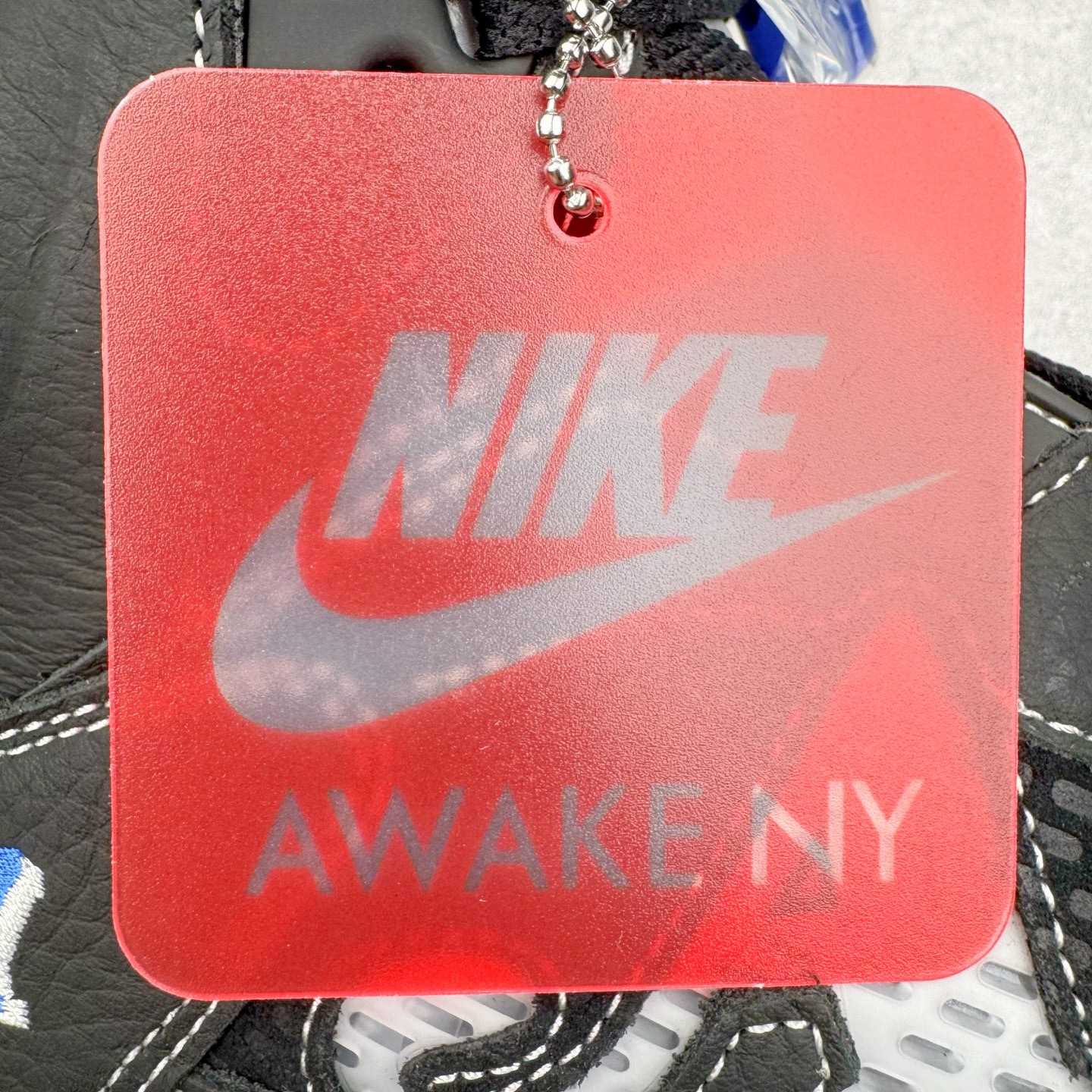 图片[14]-＃PK纯原 Awake NY x Air Jordan AJ5 联名黑蓝 DV4982-004 SZ原厂全套原楦原纸板磨具开发 原厂皮料加持 原厂港宝加持定型后跟R度完美 同源原厂电绣 飞人针数密度立体效果一致 原厂拉帮手法 原厂配置纸衬高频鞋盒 原厂指令配双鞋带 原厂TPU网格鞋带扣 超高鞋面清洁度 最高QC检验标准 控制溢胶瑕疵 到手可放心比对发售原鞋 上脚百分百充正驾驭 尺码：40 40.5 41 42 42.5 43 44 44.5 45 46 47.5-选品中心