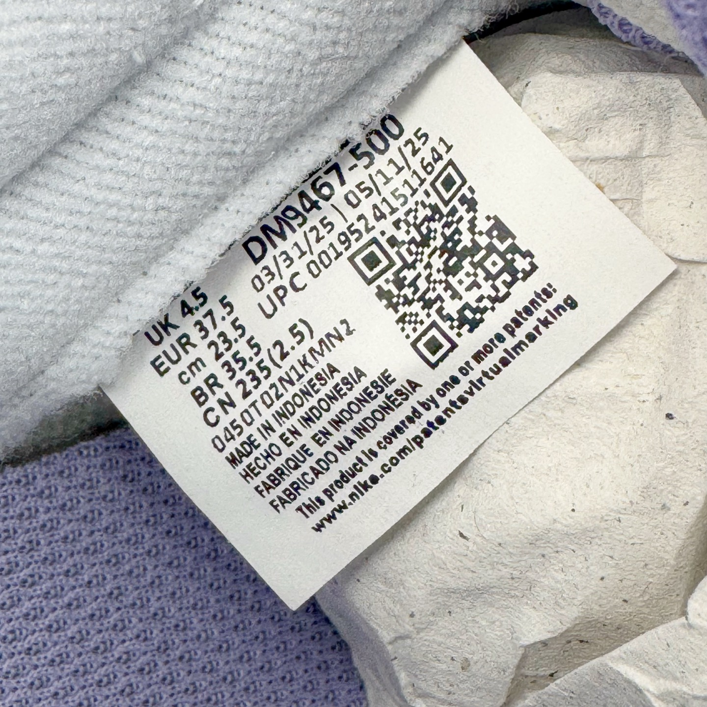 图片[18]-＃YC纯原 NK Dunk Low Purple Pulse 紫色扎染 DM9467-500 实力大厂出品 新配色陆续开发 利润个位数只为口碑 全套原纸板楦头开发 确保原汁原味 完美呈现DUNK版型 一比一鞋头弧度高度鞋身弧度 此版本只针对中端市场 皮料材质有所更替 其他数据细节工艺流程均保持一致 绝不口嗨 细节品控鞋型随意对比 独家私模官方第六代原厂航空铝磨具打磨大底 鞋头坡度极致还原 无解鞋型 原盒原配 圈内天花板工艺 原厂玻璃冲刀 超高清洁度 全鞋零毛边皮料切割 原厂中底布点胶 中底布拉帮走线遵循公司 尺码：36 36.5 37.5 38 38.5 39 40 40.5 41 42 42.5 43 44 44.5 45 46-选品中心