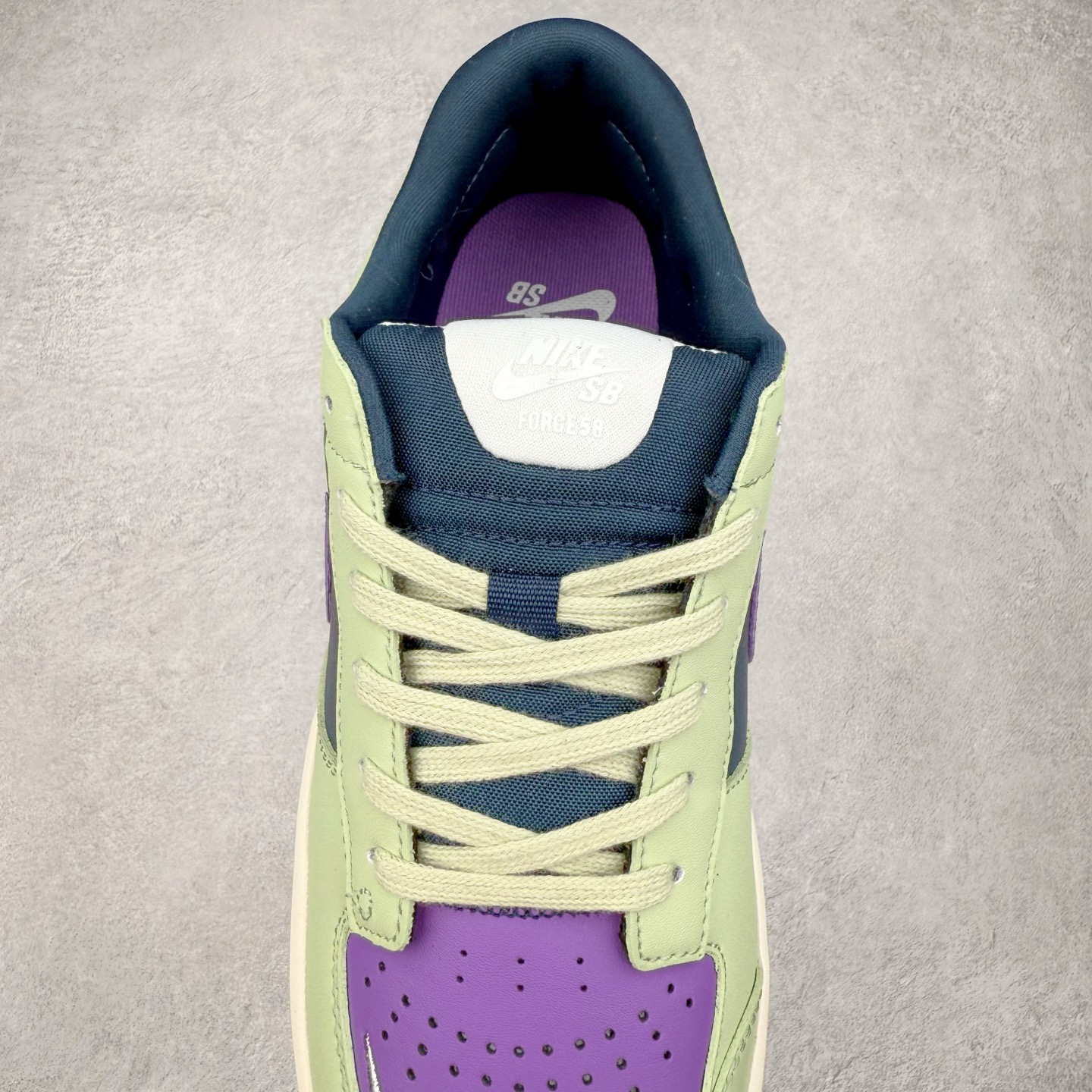 图片[5]-NK SB Force 58 空军58系列低帮休闲运动滑板板鞋 DV5476-300 鞋面由帆布和麂皮拼接 层次感丰富 搭配硫化外底 耐磨耐穿 鞋舌及中底后跟处饰有SB Logo 表明鞋款身份 采用包边设计 经久耐穿 硫化结构则有效提升灵活性 穿上这款全新推出的创意力作 助你耀动街头 尺码：36 36.5 37.5 38 38.5 39 40 40.5 41 42 42.5 43 44 45-选品中心