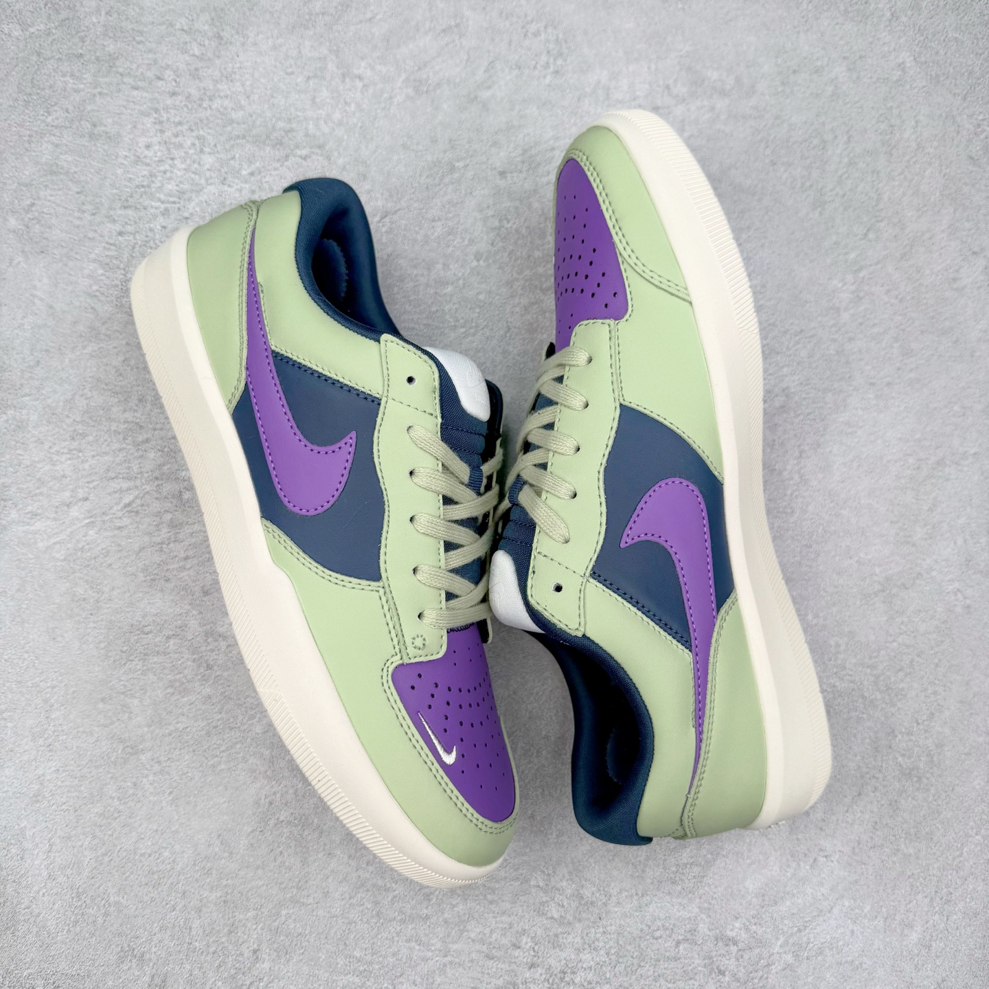 图片[3]-NK SB Force 58 空军58系列低帮休闲运动滑板板鞋 DV5476-300 鞋面由帆布和麂皮拼接 层次感丰富 搭配硫化外底 耐磨耐穿 鞋舌及中底后跟处饰有SB Logo 表明鞋款身份 采用包边设计 经久耐穿 硫化结构则有效提升灵活性 穿上这款全新推出的创意力作 助你耀动街头 尺码：36 36.5 37.5 38 38.5 39 40 40.5 41 42 42.5 43 44 45-选品中心