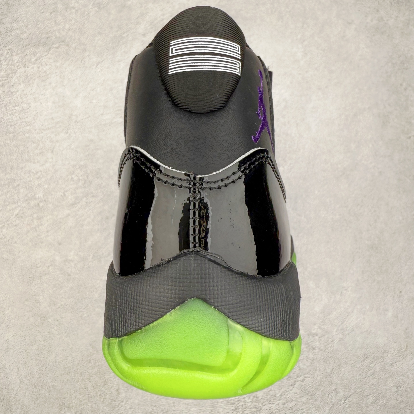 图片[8]-＃头层真碳福利 Air Jordan AJ11 系列 黑绿 IB1378-001 原盒原配 原鞋开模 鞋型零差距 正确中底 正确背垫刷胶 正确注胶孔 钢印加持 真实原厂碳纤 尺码：36 36.5 37.5 38 38.5 39 40 40.5 41 42 42.5 43 44 44.5 45 46-选品中心