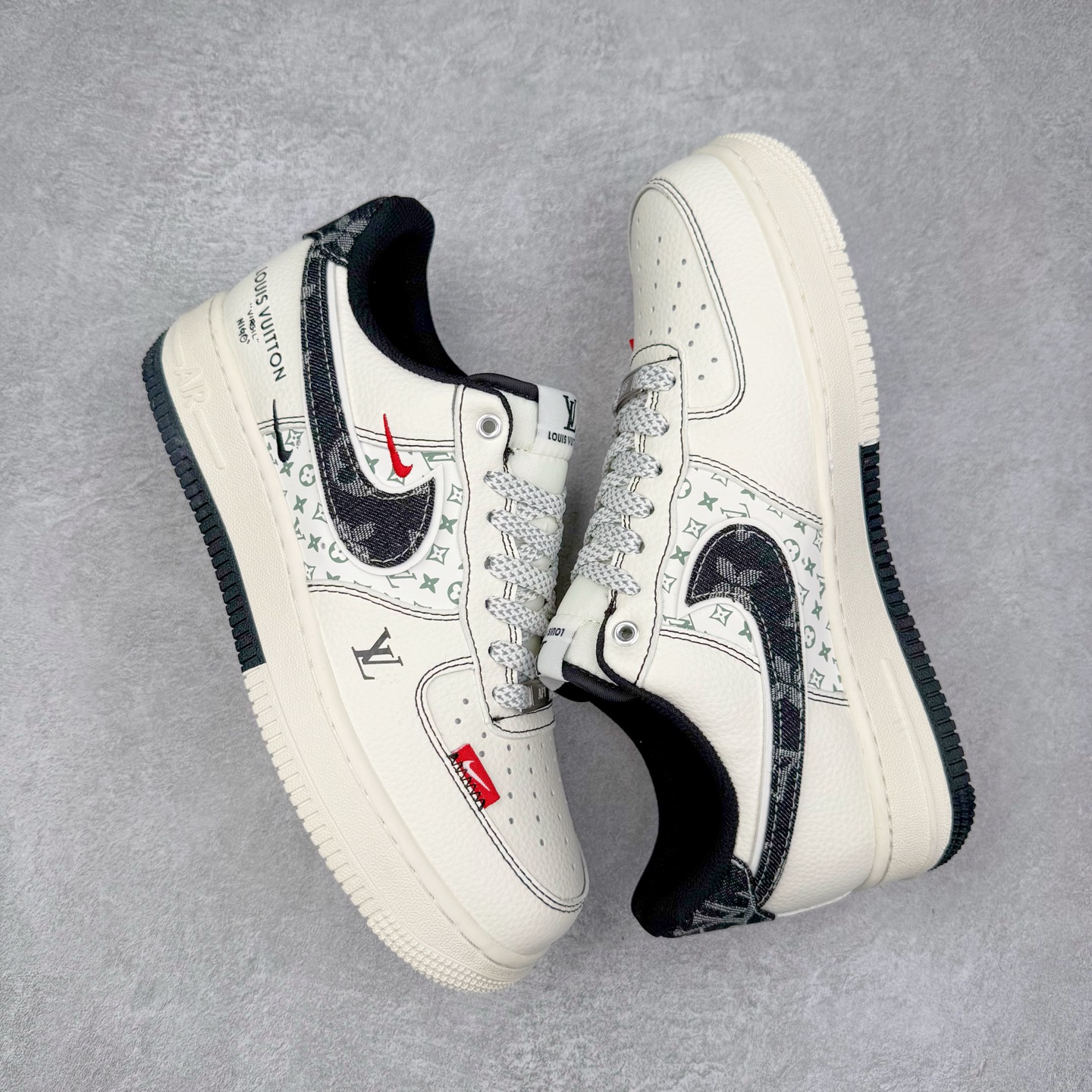 图片[3]-NK Air Force 1´07 Low 空军一号低帮百搭休闲运动板鞋 YX5066-341 柔软、弹性十足的缓震性能和出色的中底设计 横跨复古与现代的外型结合 造就出风靡全球 三十多年的Force 1 直到今天还深受青睐 实拍调校N版已经零色差零失真 百分百还原实物色彩所见即所得 不存在货不对板色差等低级问题 选购参考实物拍摄 不混卖不参货 只用心做好货严格选品 承诺混一赔十 尺码：36 36.5 37.5 38 38.5 39 40 40.5 41 42 42.5 43 44 44.5 45-选品中心