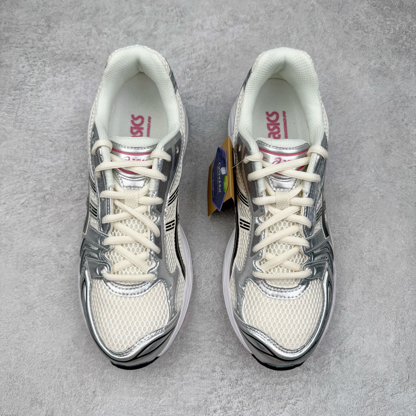 图片[2]-＃ZC总裁 Asics Gel-Kayano K14 亚瑟士系列复古舒适织物合成革减震防滑耐磨低帮休闲跑步鞋 市场顶级版本 原装纸板楦头开发 独家私模五层组合大底 原厂定制缓震硅胶加持 原盒原配 官方四联吊牌 一比一同步原鞋工艺和用料 鞋面原厂“三明治”多层网布 区别其他同价版本 鞋垫采用原厂OrthoLite欧索莱材质 非普通海玻璃鞋垫 后跟一样采用了GEL缓震胶 整体系列设计非常的科技感 锻炼跑步的同时让你一样时尚百搭 尺码：36 37 37.5 38 39 39.5 40 40.5 41.5 42 42.5 43.5 44 44.5 45 46-选品中心