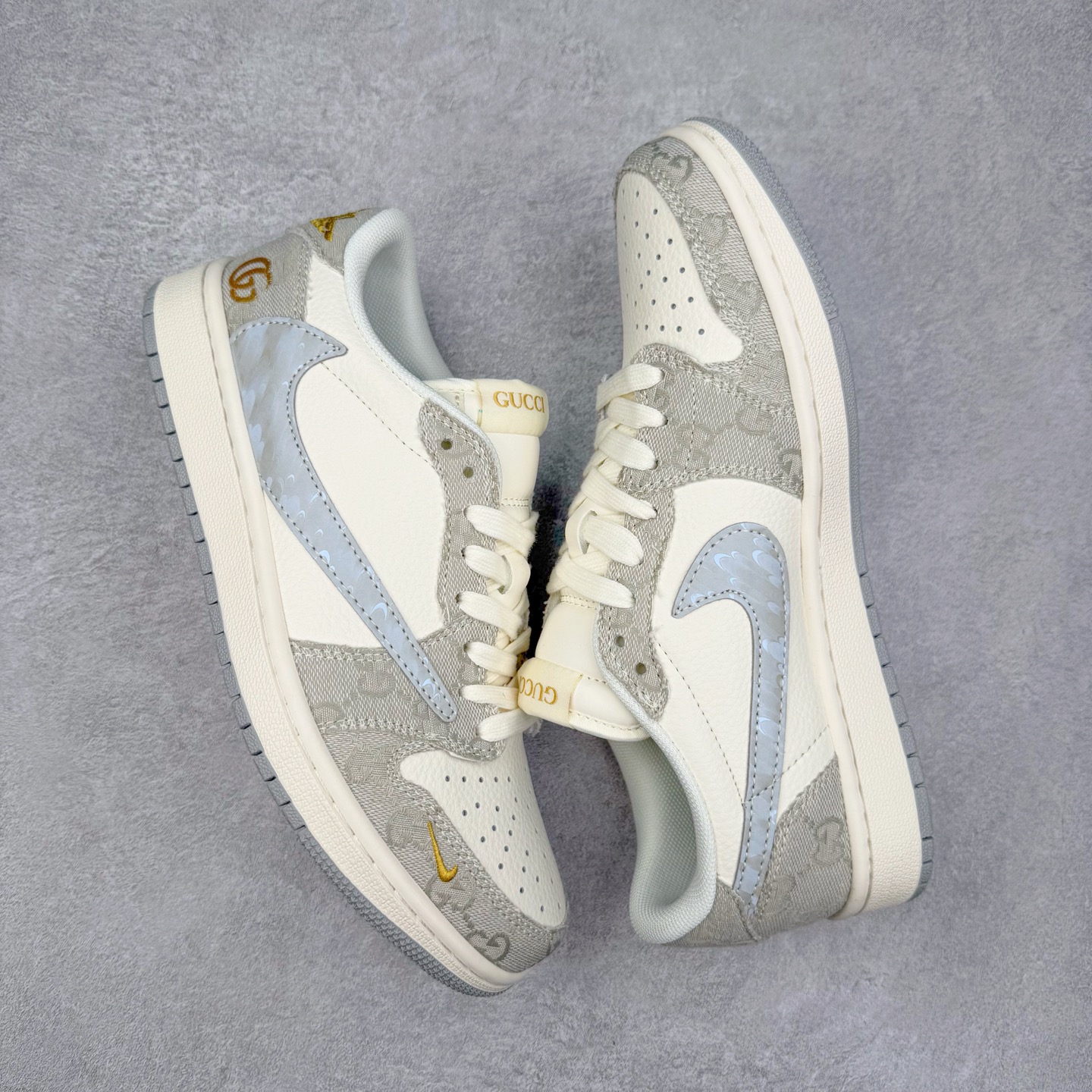 图片[3]-TS x Air Jordan AJ1 Low 倒钩低帮联名定制配色 XS7089-604 原厂内置气垫魔块 A模大底 头层小牛皮 鞋舌AJ原厂专用牛津布+AJ专用反口珍珠布+原厂无杂质高弹内里海棉+特殊封边弹力鞋带 实拍调校N版已经零色差零失真 百分百还原实物色彩所见即所得 不存在货不对板色差等低级问题 选购参考实物拍摄 不混卖不参货 只用心做好货严格选品 承诺混一赔十 尺码：36 36.5 37.5 38 38.5 39 40 40.5 41 42 42.5 43 44 44.5 45-选品中心