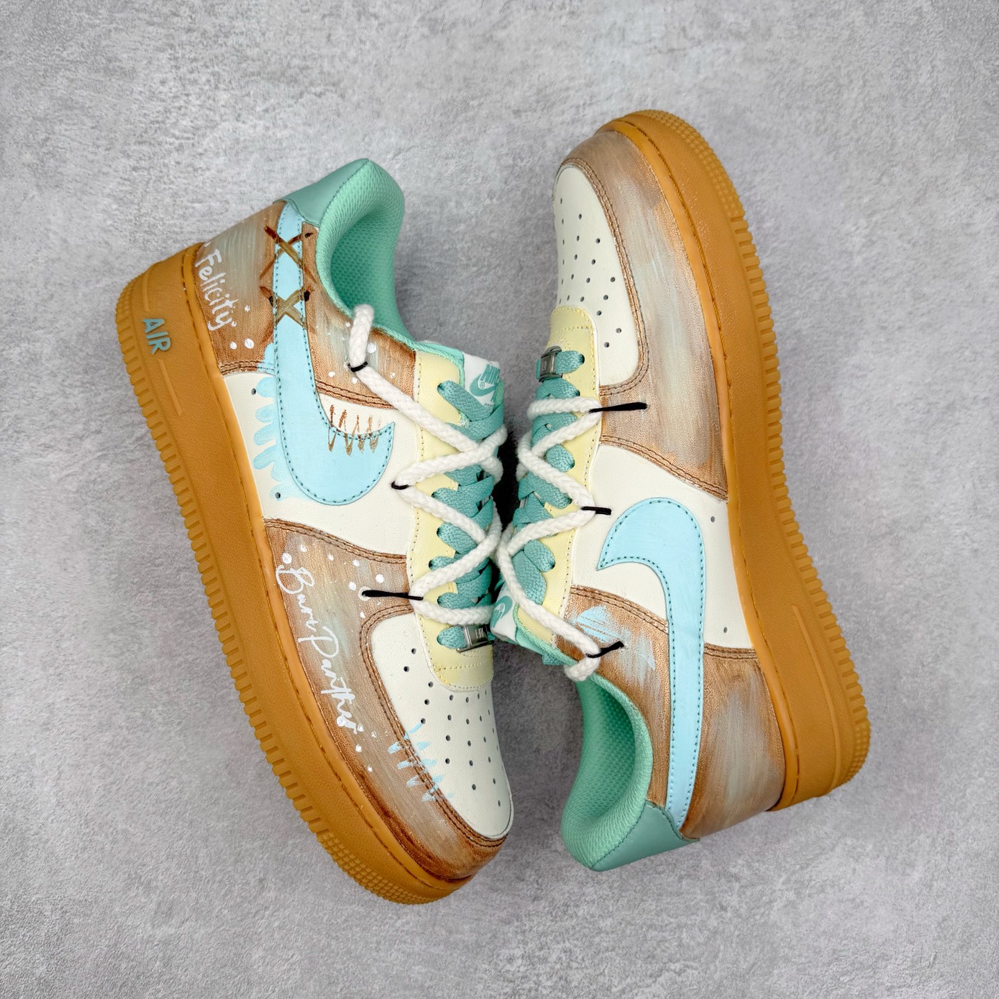 图片[3]-NK Air Force 1´07 Low 空军一号低帮百搭休闲运动板鞋 XC2351-505 柔软、弹性十足的缓震性能和出色的中底设计 横跨复古与现代的外型结合 造就出风靡全球 三十多年的Force 1 直到今天还深受青睐 实拍调校N版已经零色差零失真 百分百还原实物色彩所见即所得 不存在货不对板色差等低级问题 选购参考实物拍摄 不混卖不参货 只用心做好货严格选品 承诺混一赔十 尺码：36 36.5 37.5 38 38.5 39 40 40.5 41 42 42.5 43 44 44.5 45-选品中心