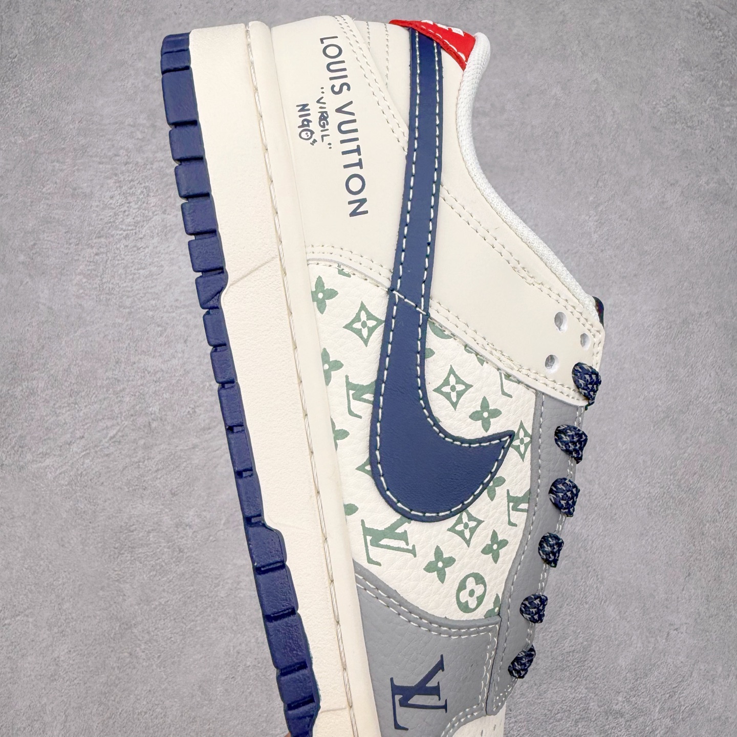 图片[6]-NK Dunk Low 定制配色 XX3168-161 大厂出品 极力推荐 原装头层材料 独家版型蒸餾加工帶來的是更好的视觉和脚感体验大厂纯原品质出货 清洁度 电绣工艺 皮料切割干净无任何毛边 细节完美 实拍调校N版已经零色差零失真 百分百还原实物色彩所见即所得 不存在货不对板色差等低级问题 选购参考实物拍摄 不混卖不参货 只用心做好货严格选品 承诺混一赔十 尺码：36 36.5 37.5 38 38.5 39 40 40.5 41 42 42.5 43 44 44.5 45-选品中心