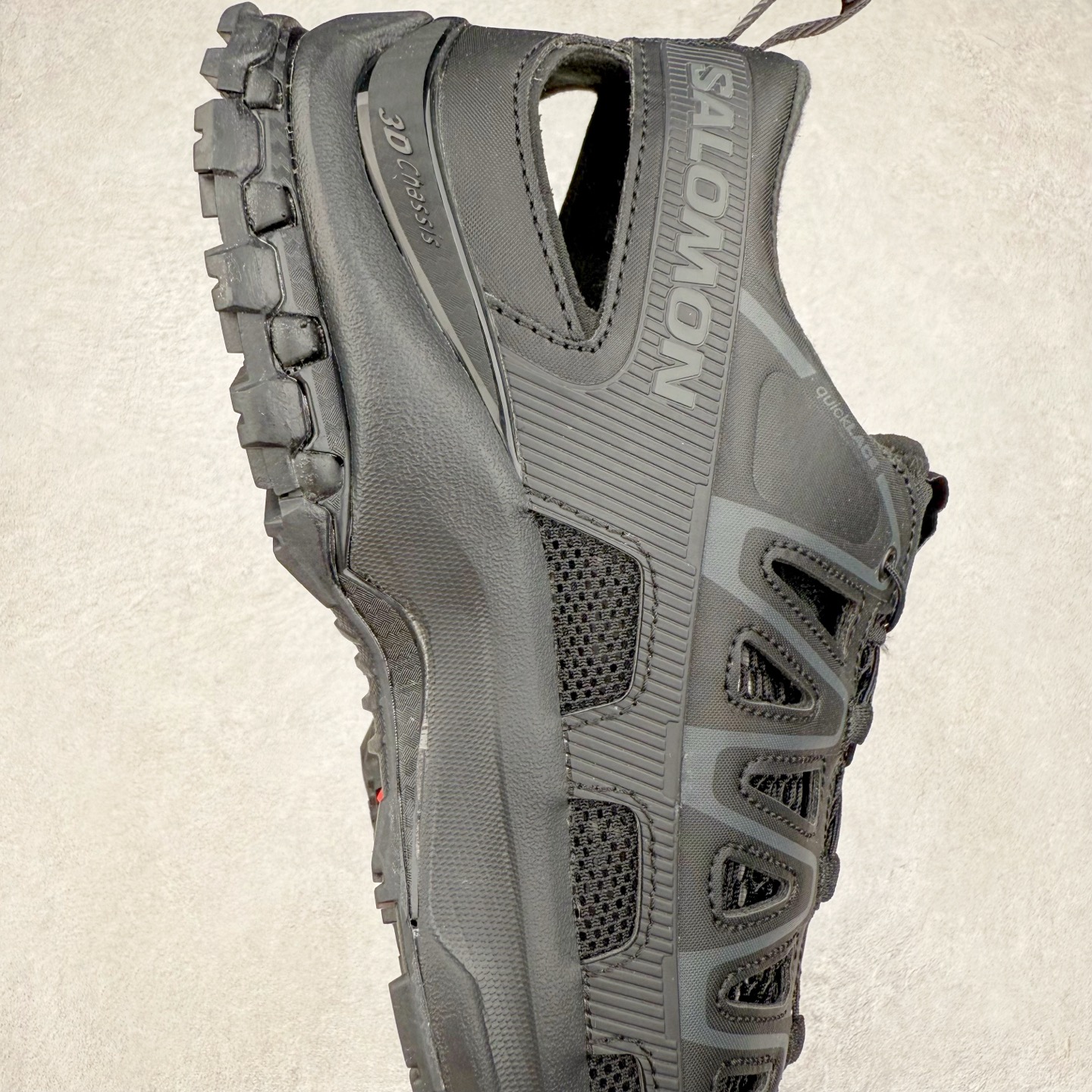 图片[6]-＃HP纯原 SALOMON XA Pro 3D AMPHIB 萨洛蒙潮流越野机能户外功能鞋 虎扑平台特供订单 耗时半年巨作 全套原纸板楦头开发 原厂特供网布配套加持 确保原汁原味 完美呈现版型 原档数据独家私模五层组合大底 男女鞋同步官方开发至46.5 原装Ortholite轻量化鞋垫 中底布带钢印编号 原厂TPU锁扣 进口港宝加持 后跟自然饱满 还原公司包裹性 鞋面采用SENSIFT贴合技术 全方位贴合包裹脚型 鞋跟部鞋底牵引设计 提供强大的抓地性能 更适应野外崎岖不平的道路 其3D ADVANCED CHASSIS底盘 材料轻量大化 钉齿设计更具稳定性 防护性 鞋底易磨损区运用CONTAGRIP高耐磨材料 应对城市硬质路面长距离跑考验 尺码：36 36.5 37.5 38 38.5 39 40 40.5 41 42 42.5 43 44 44.5 45 46 46.5-选品中心