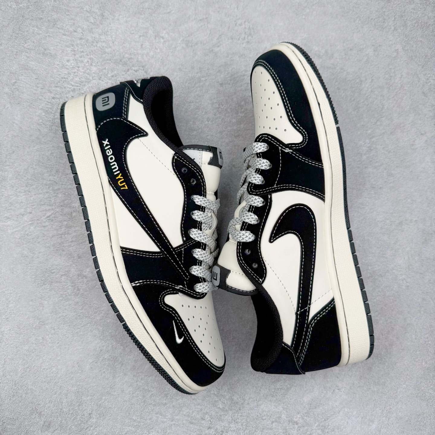 图片[3]-TS x Air Jordan AJ1 Low 倒钩低帮联名定制配色 XX3168-189 原厂内置气垫魔块 A模大底 头层小牛皮 鞋舌AJ原厂专用牛津布+AJ专用反口珍珠布+原厂无杂质高弹内里海棉+特殊封边弹力鞋带 实拍调校N版已经零色差零失真 百分百还原实物色彩所见即所得 不存在货不对板色差等低级问题 选购参考实物拍摄 不混卖不参货 只用心做好货严格选品 承诺混一赔十 尺码：36 36.5 37.5 38 38.5 39 40 40.5 41 42 42.5 43 44 44.5 45-选品中心