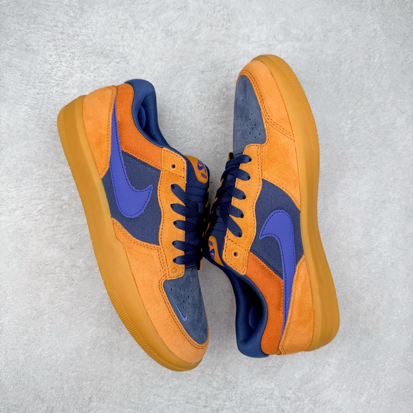 图片[3]-NK SB Force 58 空军58系列低帮休闲运动滑板板鞋 DV5477-800 鞋面由帆布和麂皮拼接 层次感丰富 搭配硫化外底 耐磨耐穿 鞋舌及中底后跟处饰有SB Logo 表明鞋款身份 采用包边设计 经久耐穿 硫化结构则有效提升灵活性 穿上这款全新推出的创意力作 助你耀动街头 尺码：36 36.5 37.5 38 38.5 39 40 40.5 41 42 42.5 43 44 45-选品中心