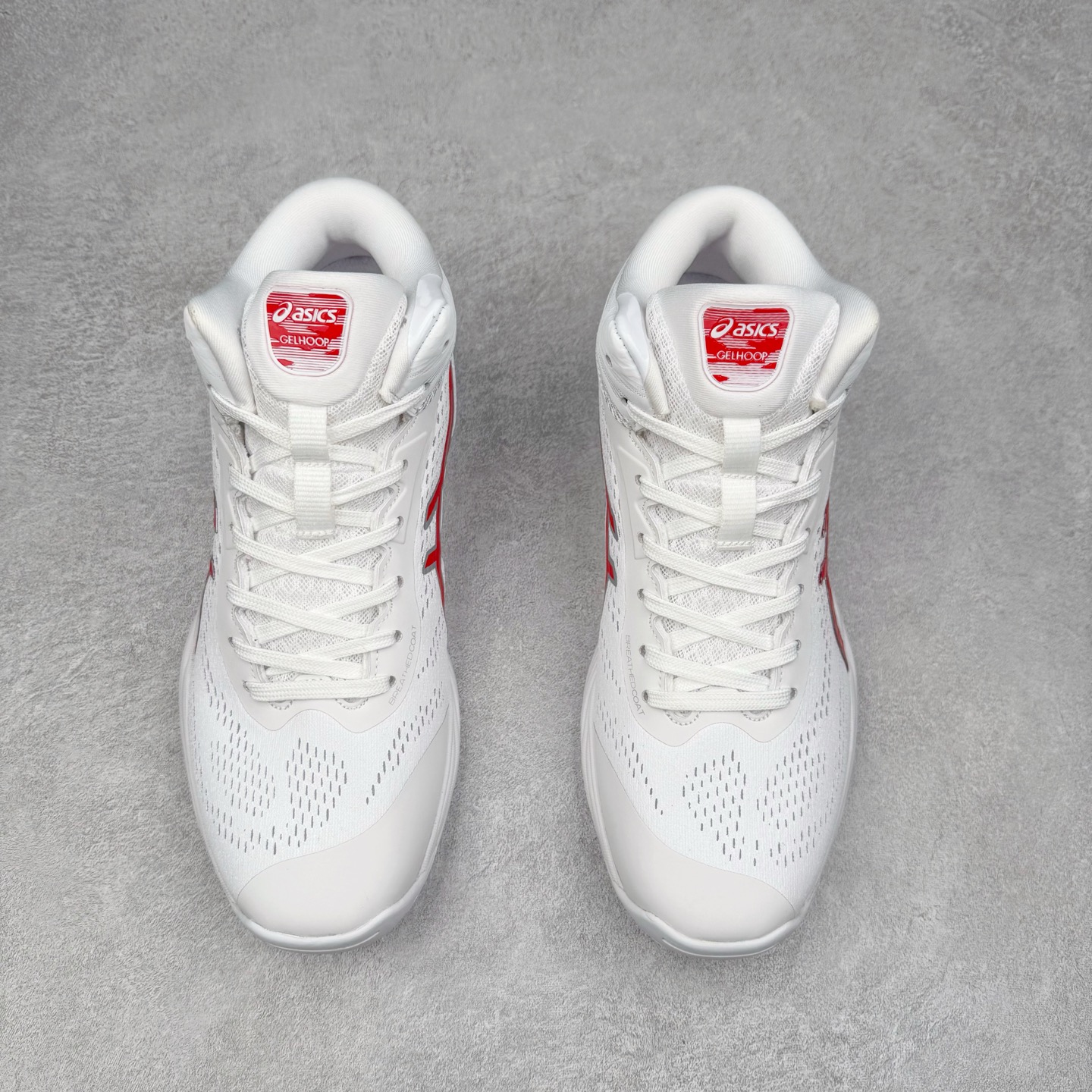 图片[2]-Asics Gel-Hoop V14 亚瑟士中帮舒适实战篮球鞋 鞋面采用新的U-THROAT不对称结构 是特别根据跑步跟中心点回转做的设计 来使包覆度提升 提供更柔韧的保护 同时能使脚步在弯曲时更灵活 尺码：40 40.5 41 42 42.5 43 44 44.5 45 46-选品中心