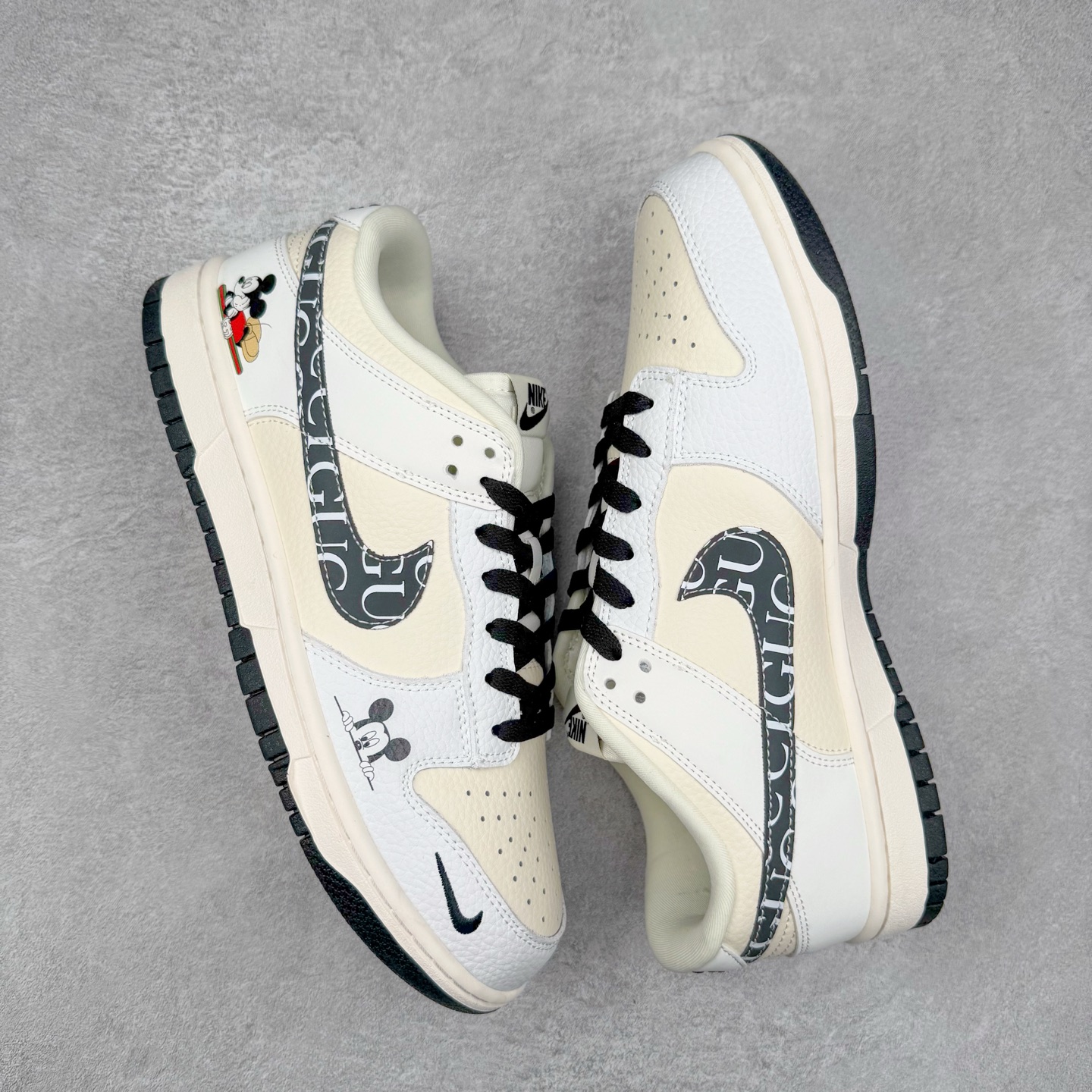 图片[3]-NK Dunk Low 定制配色 KK1333-041 大厂出品 极力推荐 原装头层材料 独家版型蒸餾加工帶來的是更好的视觉和脚感体验大厂纯原品质出货 清洁度 电绣工艺 皮料切割干净无任何毛边 细节完美 实拍调校N版已经零色差零失真 百分百还原实物色彩所见即所得 不存在货不对板色差等低级问题 选购参考实物拍摄 不混卖不参货 只用心做好货严格选品 承诺混一赔十 尺码：36 36.5 37.5 38 38.5 39 40 40.5 41 42 42.5 43 44 44.5 45-选品中心