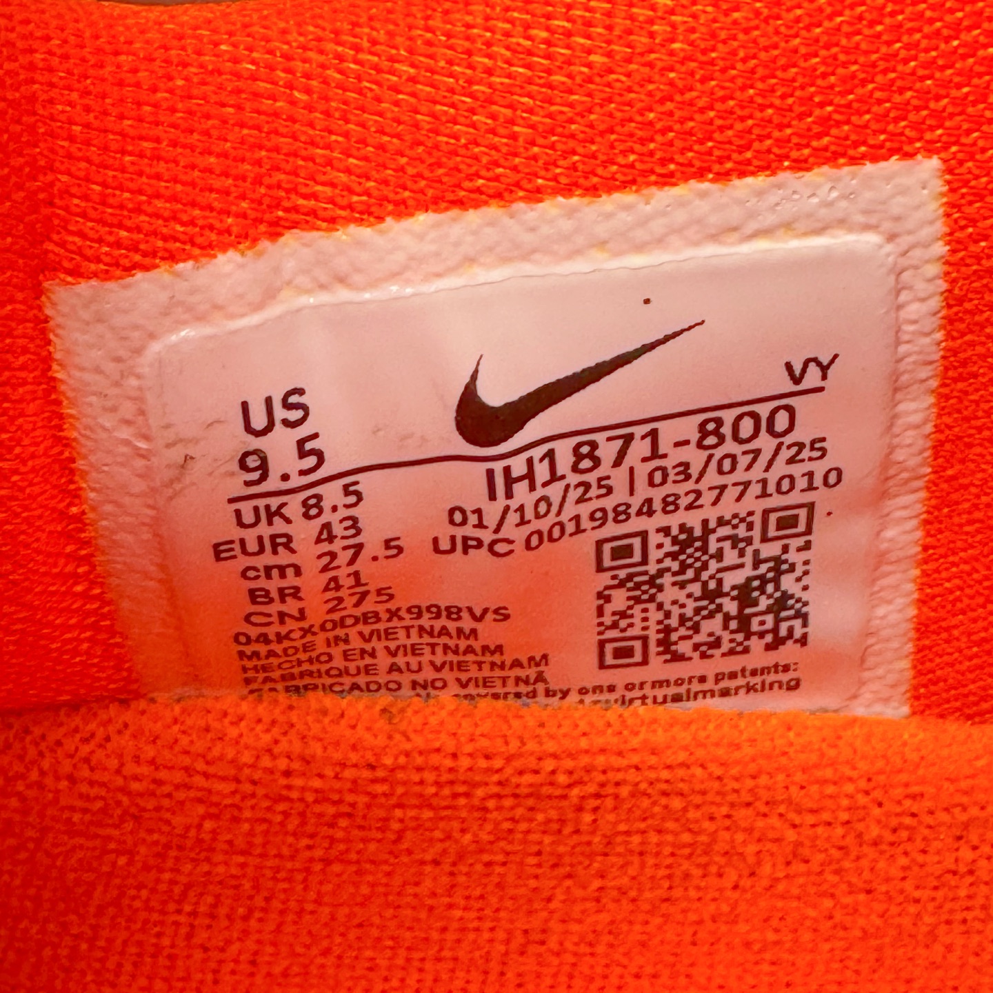 图片[12]-＃灭世海外版 NK Zoom Kobe 6 Protro 科比六代 橙银色 IH1871-800 纯原海外版气垫品质吊打各路纯原 气压➕耐久双重保障 前掌ZOOM TURBO➕后掌马蹄Zoom 后掌澎湃脚感无出其右 全套冲刀改版 鞋型还原度95% 宽脚选手必入货品 鞋头2.5mm上翘空间 不挤脚 完美释放脚趾活动空间 正码正拍 脚型适配性 市场最强没有之一 鞋面工艺全新升级 100%对标正品 原厂聚氨酯蛇鳞 珠光密度同步正品 Swoosh喷漆工艺 还原度接近100% 全新后跟TPU模具 正确S型弧度 区分市场纯原（市场纯原采用公版模具 后跟TPU几乎无弧度）国产天花板橡胶配方 抓地力爆炸 海外口碑炸裂 鞋舌LOGO正确内嵌压印 原厂碳板 正确原盒 厚积薄发 王者归来 拒绝杀猪 拒绝套路 灭世纯原海外版科比系列 致力打造实战第一标杆 尺码：39-47.5 全新模具 正码正拍-选品中心