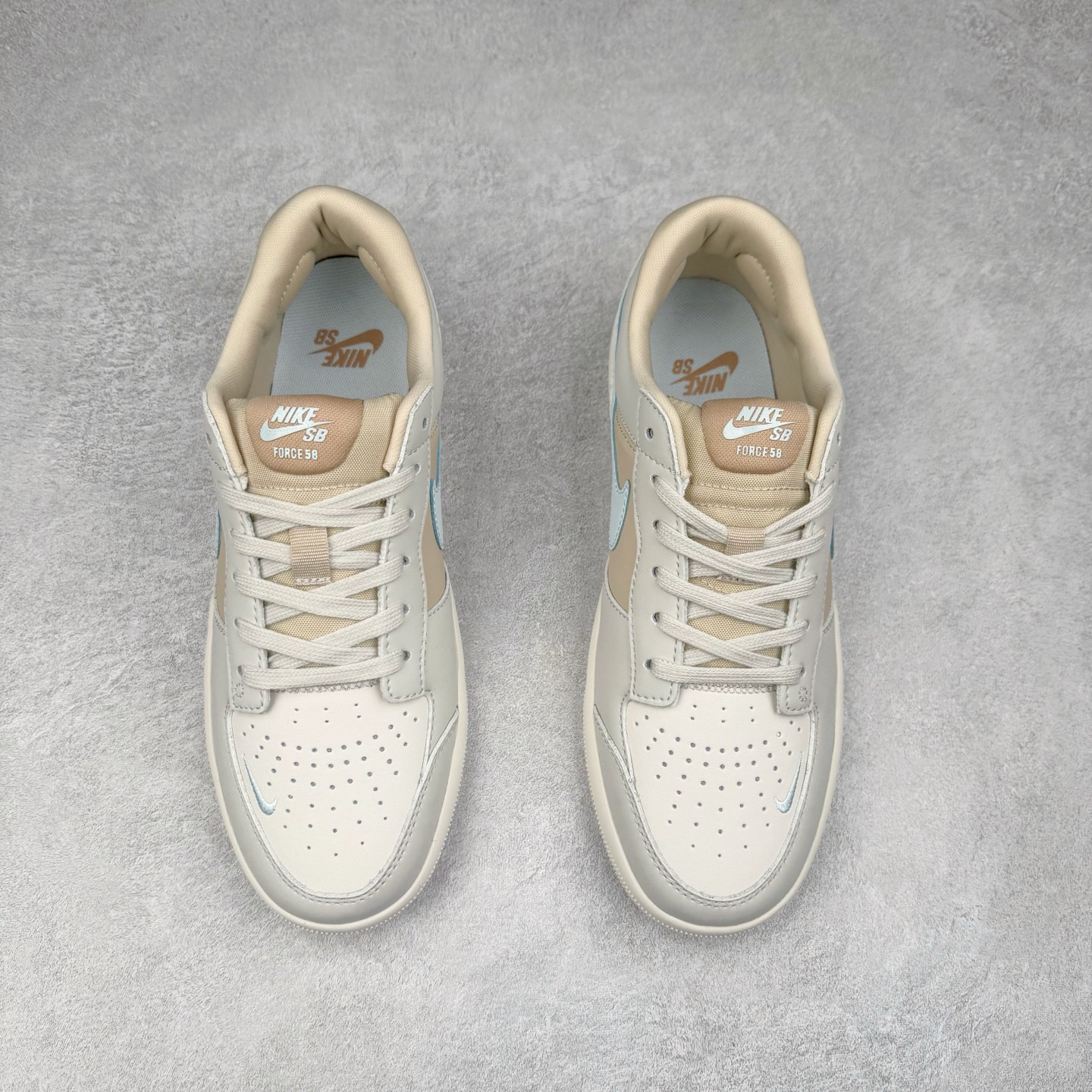 图片[2]-NK SB Force 58 空军58系列低帮休闲运动滑板板鞋 DV5476-003 鞋面由帆布和麂皮拼接 层次感丰富 搭配硫化外底 耐磨耐穿 鞋舌及中底后跟处饰有SB Logo 表明鞋款身份 采用包边设计 经久耐穿 硫化结构则有效提升灵活性 穿上这款全新推出的创意力作 助你耀动街头 尺码：36 36.5 37.5 38 38.5 39 40 40.5 41 42 42.5 43 44 45-选品中心