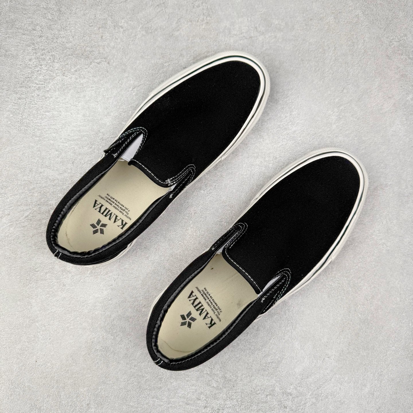 图片[3]-MIHARA YASUHIRO三原康裕 KAMIYA 25ss Cornell Slip-On 日系开口笑懒人一脚蹬休闲帆布鞋 货号：G14FW701 尺码：35 36 36.5 37 38 38.5 39 40 40.5 41 42 42.5 43 44-选品中心