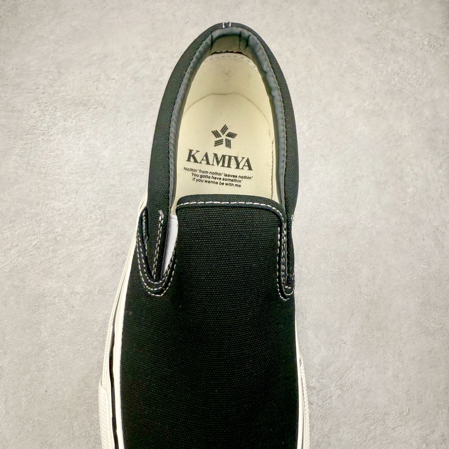 图片[5]-MIHARA YASUHIRO三原康裕 KAMIYA 25ss Cornell Slip-On 日系开口笑懒人一脚蹬休闲帆布鞋 货号：G14FW701 尺码：35 36 36.5 37 38 38.5 39 40 40.5 41 42 42.5 43 44-选品中心