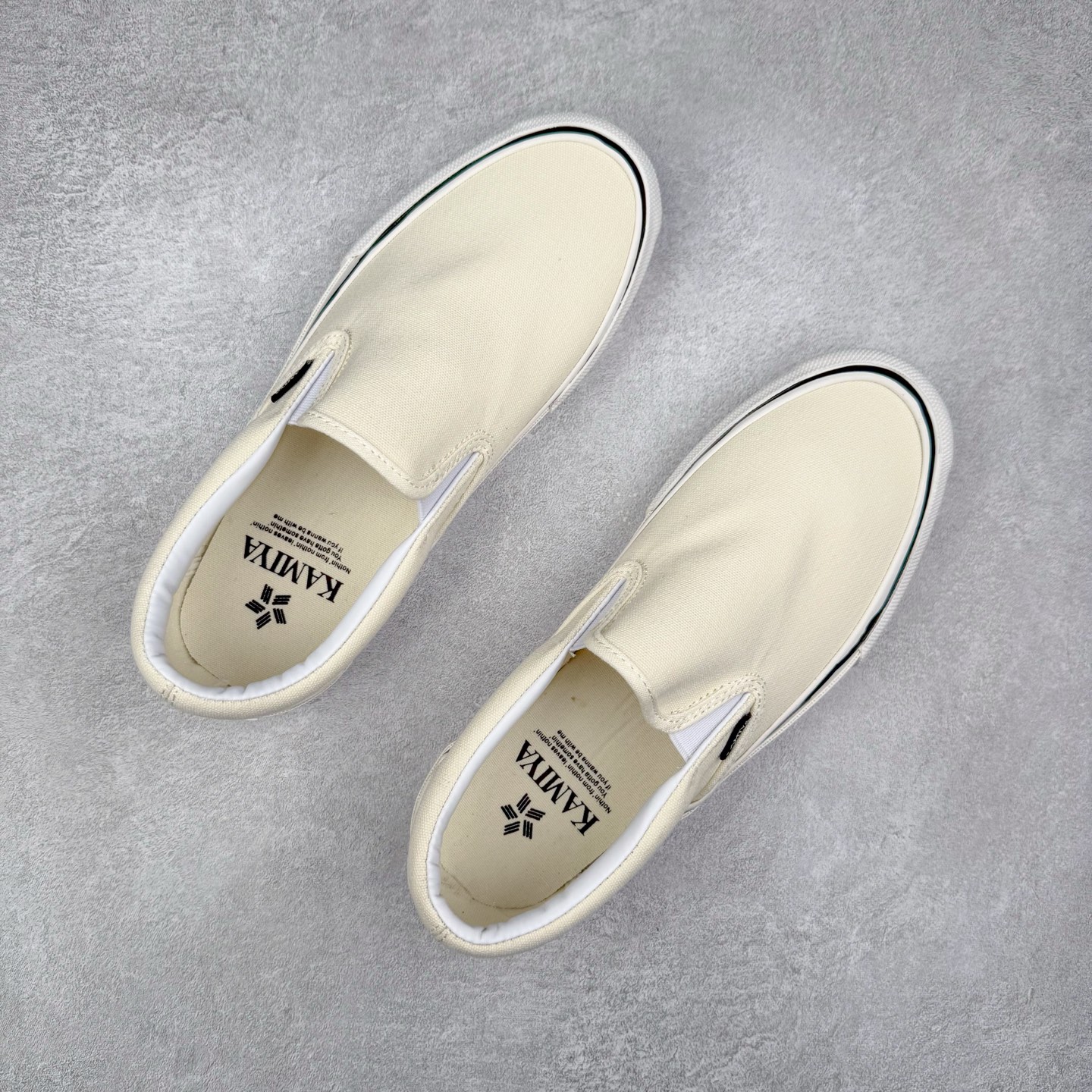 图片[3]-MIHARA YASUHIRO三原康裕 KAMIYA 25ss Cornell Slip-On 日系开口笑懒人一脚蹬休闲帆布鞋 货号：G14FW701 尺码：35 36 36.5 37 38 38.5 39 40 40.5 41 42 42.5 43 44-选品中心