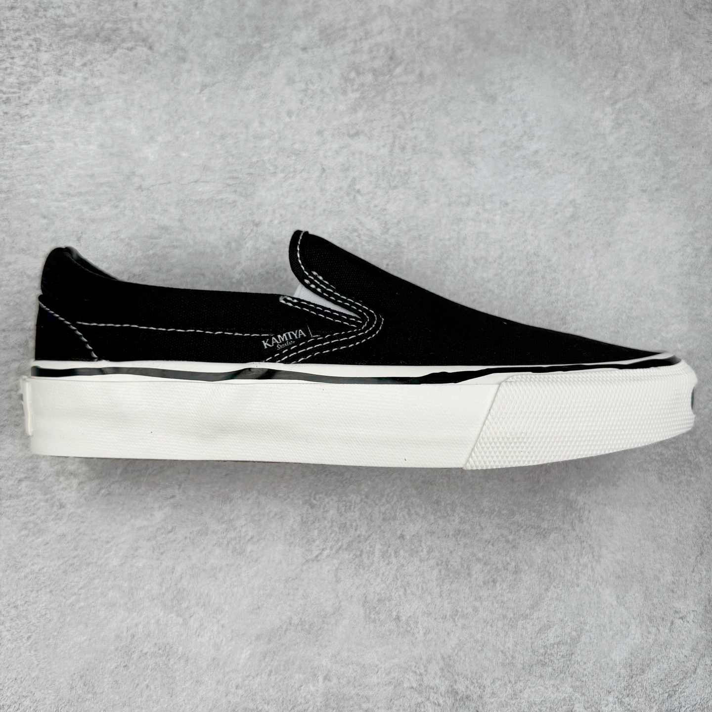 MIHARA YASUHIRO三原康裕 KAMIYA 25ss Cornell Slip-On 日系开口笑懒人一脚蹬休闲帆布鞋 货号:G14FW701 尺码:35 36 36.5 37 38 38.5 39 40 40.5 41 42 42.5 43 44-选品中心