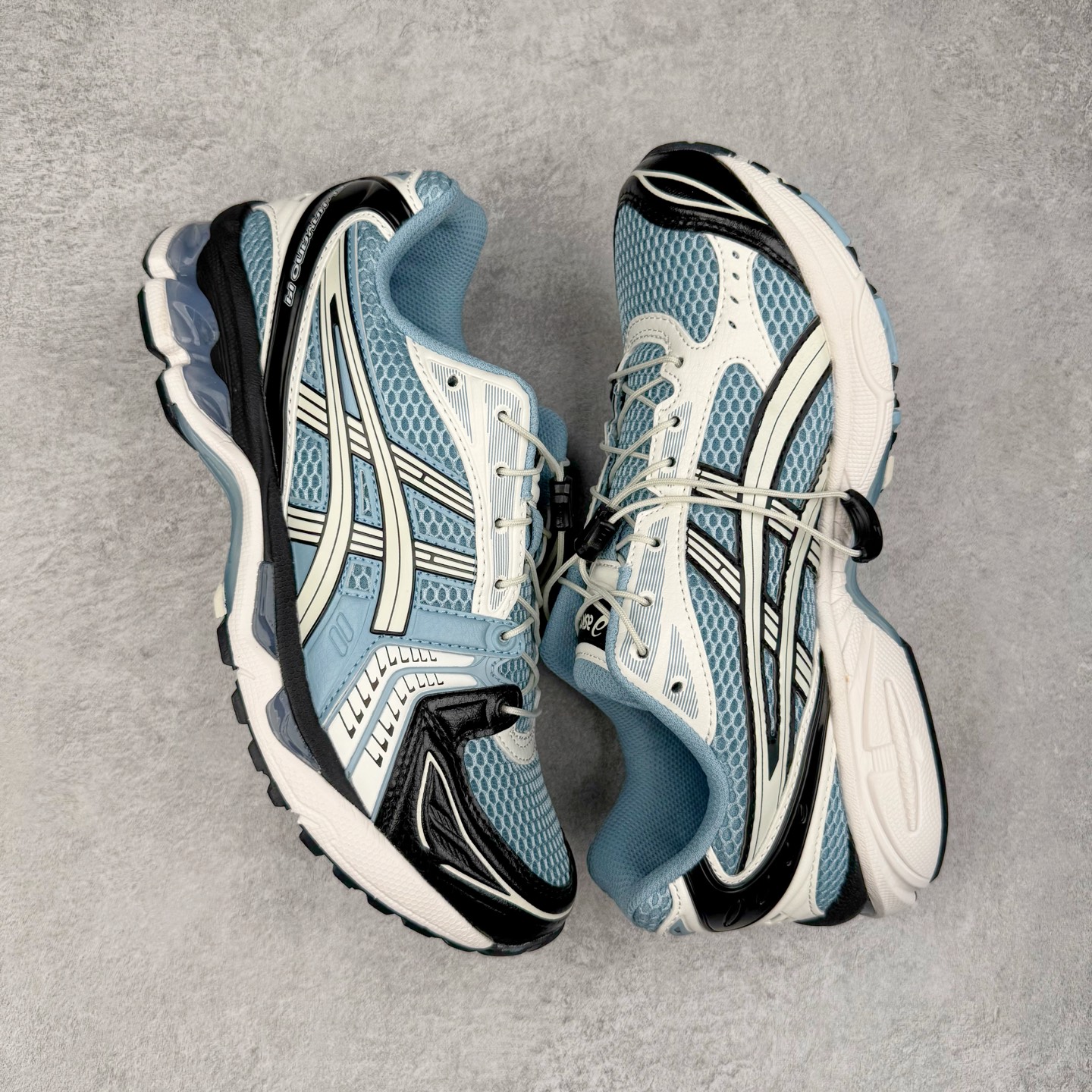 图片[3]-＃ZC总裁 Asics Gel-Kayano K14 亚瑟士系列复古舒适织物合成革减震防滑耐磨低帮休闲跑步鞋 市场顶级版本 原装纸板楦头开发 独家私模五层组合大底 原厂定制缓震硅胶加持 原盒原配 官方四联吊牌 一比一同步原鞋工艺和用料 鞋面原厂“三明治”多层网布 区别其他同价版本 鞋垫采用原厂OrthoLite欧索莱材质 非普通海玻璃鞋垫 后跟一样采用了GEL缓震胶 整体系列设计非常的科技感 锻炼跑步的同时让你一样时尚百搭 尺码：36 37 37.5 38 39 39.5 40 40.5 41.5 42 42.5 43.5 44 44.5 45 46-选品中心