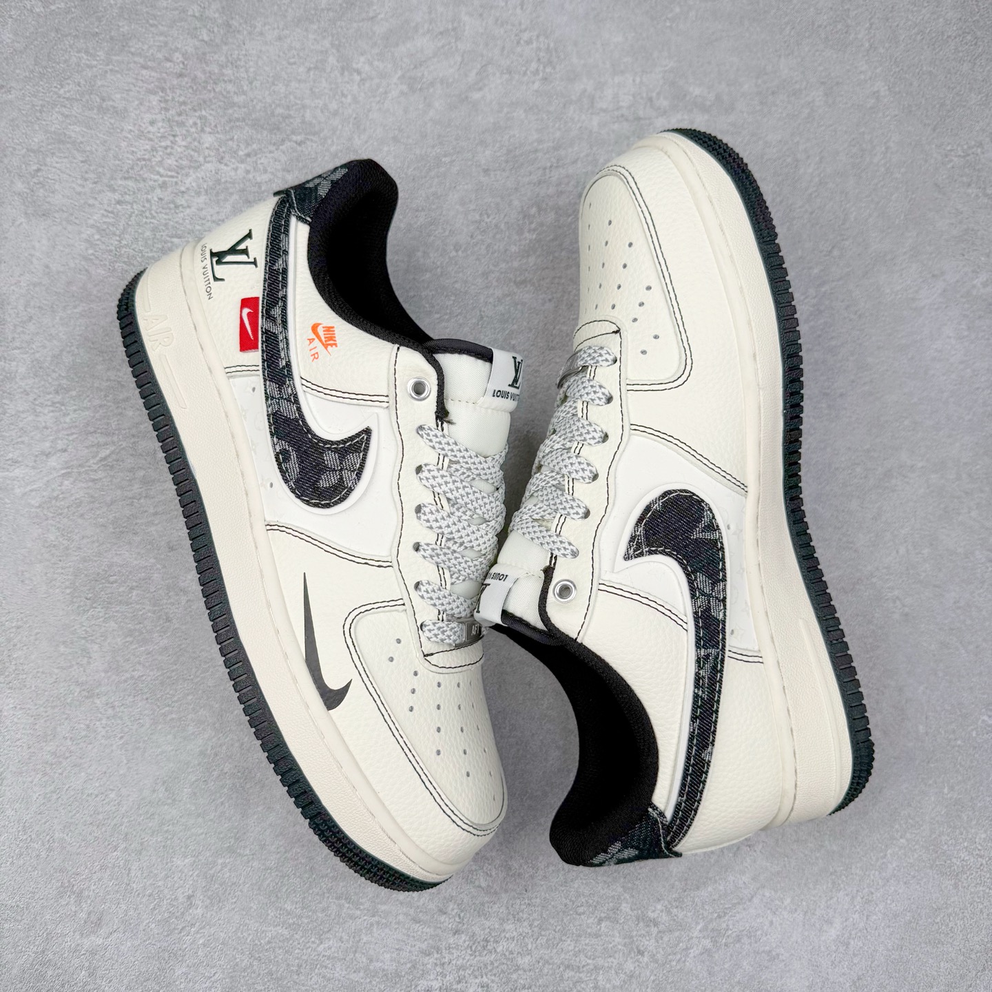 图片[3]-NK Air Force 1´07 Low 空军一号低帮百搭休闲运动板鞋 YX5066-347 柔软、弹性十足的缓震性能和出色的中底设计 横跨复古与现代的外型结合 造就出风靡全球 三十多年的Force 1 直到今天还深受青睐 实拍调校N版已经零色差零失真 百分百还原实物色彩所见即所得 不存在货不对板色差等低级问题 选购参考实物拍摄 不混卖不参货 只用心做好货严格选品 承诺混一赔十 尺码：36 36.5 37.5 38 38.5 39 40 40.5 41 42 42.5 43 44 44.5 45-选品中心