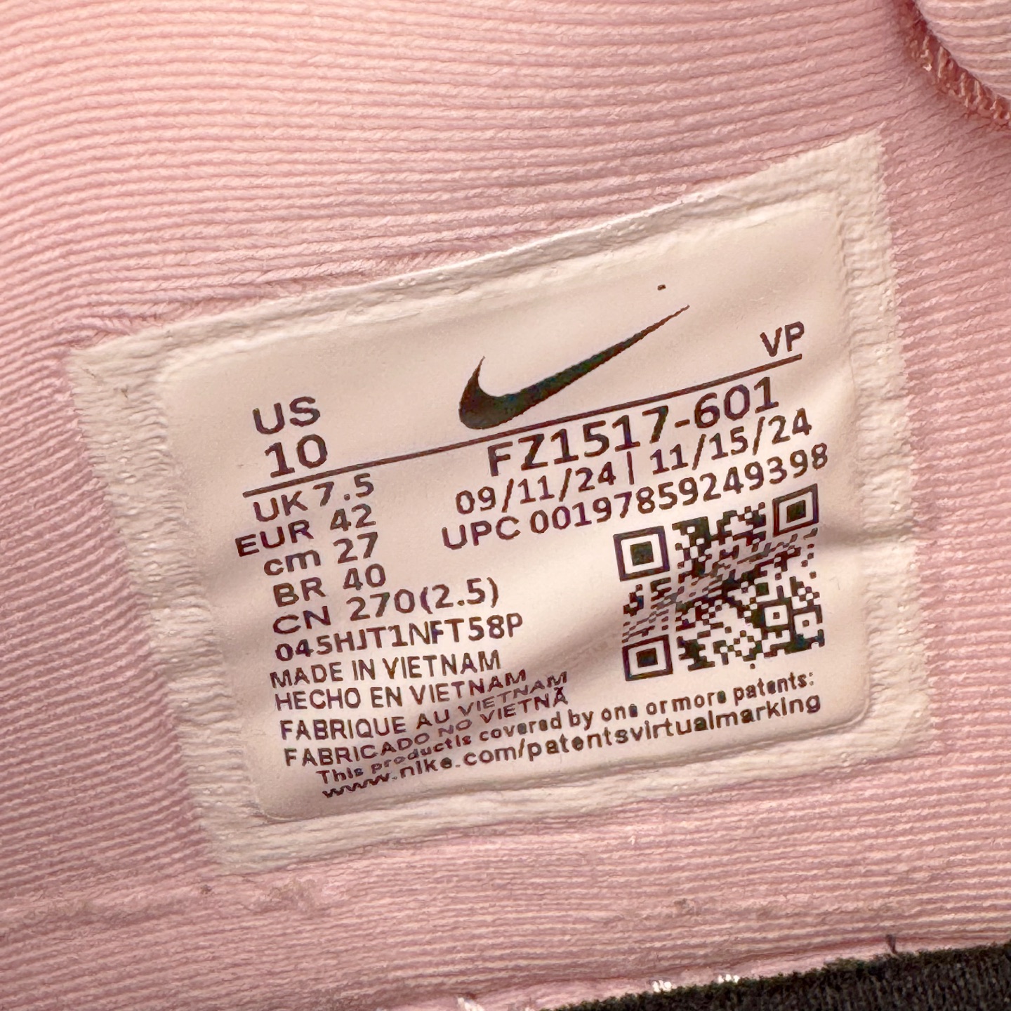 图片[12]-＃Max/灭世 NK Sabrina 2 萨布丽娜二代签名减震防滑低帮篮球鞋 粉色 FZ1517-601 革新登场🌪🔝颠覆革新出货‼️缓震配置独家革新！实战属性直接拉满👊🏻实战天花板上限再度提升！实战亲测-性能体验吊打国产同价位鞋款 ⚫️前掌扇形zoom➕增配中足抗扭片➕增配后掌马蹄ZOOM气垫（正品仅配置前掌扇形zoom） 完美解决 正品抗扭不足问题 ⚫️采用科比5代鞋楦以及龙骨数据打造！前后落差仅6mm！小科5实至名归！ ⚫️鞋身➕鞋头增配高频补强层，提升鞋头以及脚踝支撑性 ⚫️鞋垫采用高弹缓震垫材质-磨合一场直接贴合脚型☑️ ⚫️外底加厚2mm，升级止滑配方，磨合一次，抓地原地起飞 后卫旗舰有且只在灭世纯原（支持市场任意货品正面PK） 真材实料，肉眼可见！革新升级绝非空穴来风！灭世纯原内外兼修，用态度诠释最强实战货品👊🏻 尺码：39-46（尺码建议：标准亚洲楦 无需大半码）-选品中心