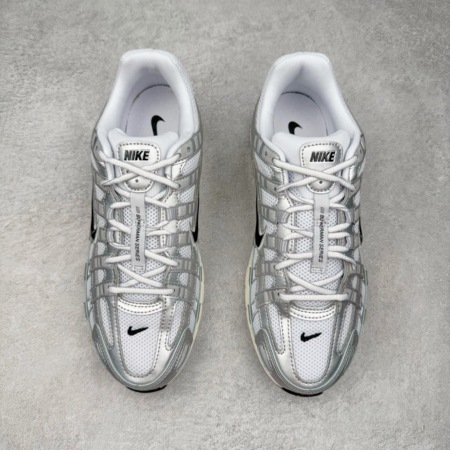 图片[2]-＃CS纯原 NK P-6000 系列低帮复古老爹风休闲运动舒适慢跑鞋 CD6404-105 购入原鞋原装纸板楦头开发 独家私模四层组合大底 市场唯一正确版本 良心定价 新配色陆续出货 进口三文治网面 融合 Pegasus 过往运动鞋设计 助力 21 世纪早期跑步运动跃升时尚新高度 采用透气网眼布、运动风格线条和耐穿覆面 兼具吸睛外观和舒适感受 中底泡绵以田径赛道为灵感 打造厚实设计 缔造出众缓震性能 尺码：36 36.5 37.5 38 38.5 39 40 40.5 41 42 42.5 43 44 44.5 45-选品中心