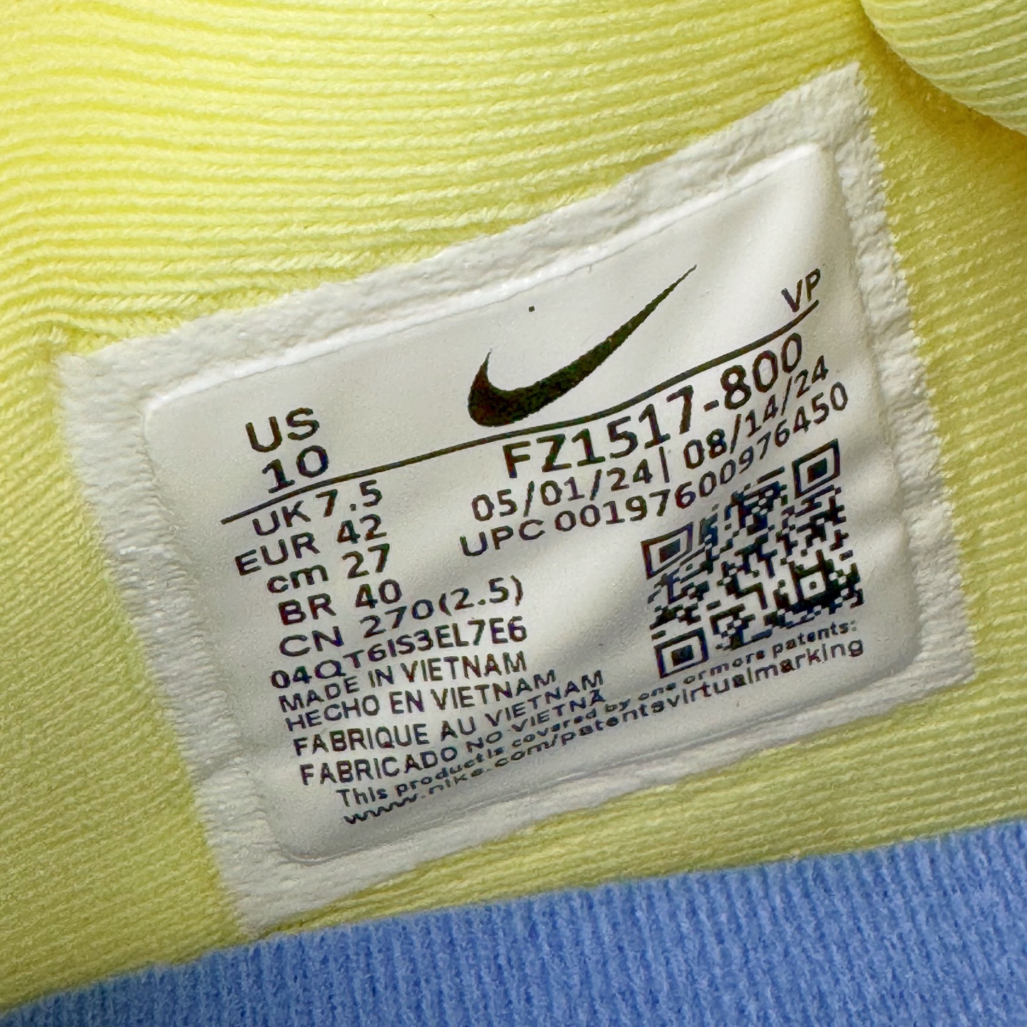 图片[12]-＃Max/灭世 NK Sabrina 2 萨布丽娜二代签名减震防滑低帮篮球鞋 黄色 FZ1517-800 革新登场🌪🔝颠覆革新出货‼️缓震配置独家革新！实战属性直接拉满👊🏻实战天花板上限再度提升！实战亲测-性能体验吊打国产同价位鞋款 ⚫️前掌扇形zoom➕增配中足抗扭片➕增配后掌马蹄ZOOM气垫（正品仅配置前掌扇形zoom） 完美解决 正品抗扭不足问题 ⚫️采用科比5代鞋楦以及龙骨数据打造！前后落差仅6mm！小科5实至名归！ ⚫️鞋身➕鞋头增配高频补强层，提升鞋头以及脚踝支撑性 ⚫️鞋垫采用高弹缓震垫材质-磨合一场直接贴合脚型☑️ ⚫️外底加厚2mm，升级止滑配方，磨合一次，抓地原地起飞 后卫旗舰有且只在灭世纯原（支持市场任意货品正面PK） 真材实料，肉眼可见！革新升级绝非空穴来风！灭世纯原内外兼修，用态度诠释最强实战货品👊🏻 尺码：39-46（尺码建议：标准亚洲楦 无需大半码）-选品中心