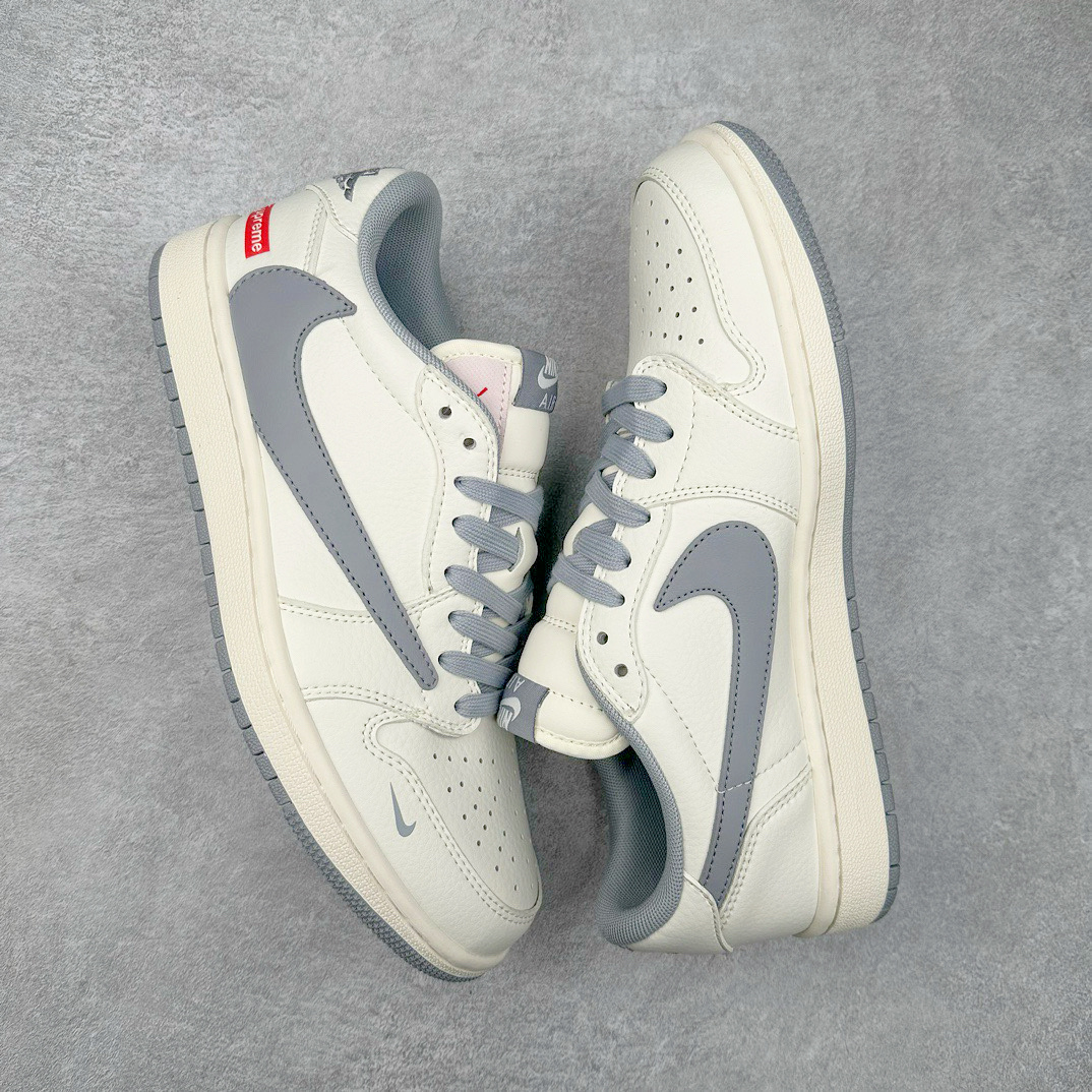 图片[3]-TS x Air Jordan AJ1 Low 倒钩低帮联名定制配色 XZ1168-003 原厂内置气垫魔块 A模大底 头层小牛皮 鞋舌AJ原厂专用牛津布+AJ专用反口珍珠布+原厂无杂质高弹内里海棉+特殊封边弹力鞋带 实拍调校N版已经零色差零失真 百分百还原实物色彩所见即所得 不存在货不对板色差等低级问题 选购参考实物拍摄 不混卖不参货 只用心做好货严格选品 承诺混一赔十 尺码：36 36.5 37.5 38 38.5 39 40 40.5 41 42 42.5 43 44 44.5 45-选品中心