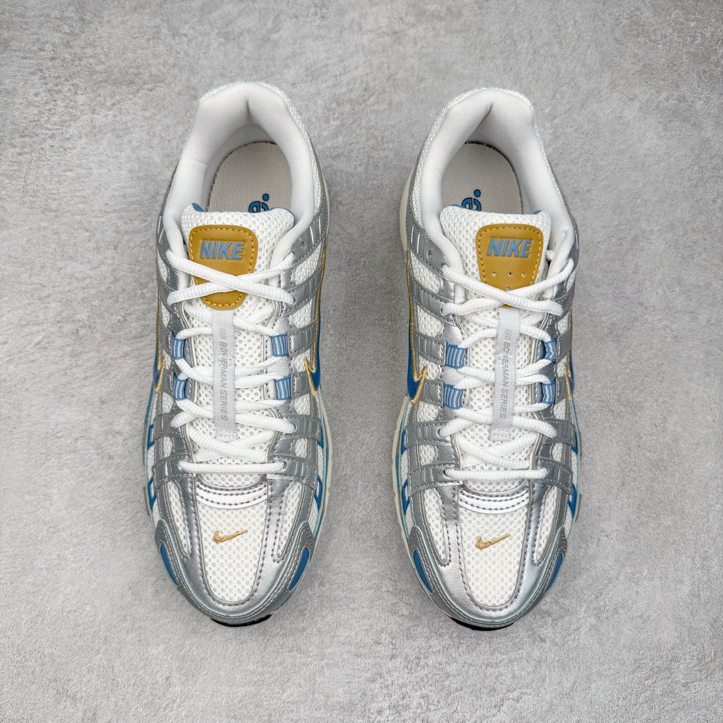 图片[2]-＃CS纯原 NK P-6000 系列低帮复古老爹风休闲运动舒适慢跑鞋 HJ7246-100 购入原鞋原装纸板楦头开发 独家私模四层组合大底 市场唯一正确版本 良心定价 新配色陆续出货 进口三文治网面 融合 Pegasus 过往运动鞋设计 助力 21 世纪早期跑步运动跃升时尚新高度 采用透气网眼布、运动风格线条和耐穿覆面 兼具吸睛外观和舒适感受 中底泡绵以田径赛道为灵感 打造厚实设计 缔造出众缓震性能 尺码：36 36.5 37.5 38 38.5 39 40 40.5 41 42 42.5 43 44 44.5 45-选品中心