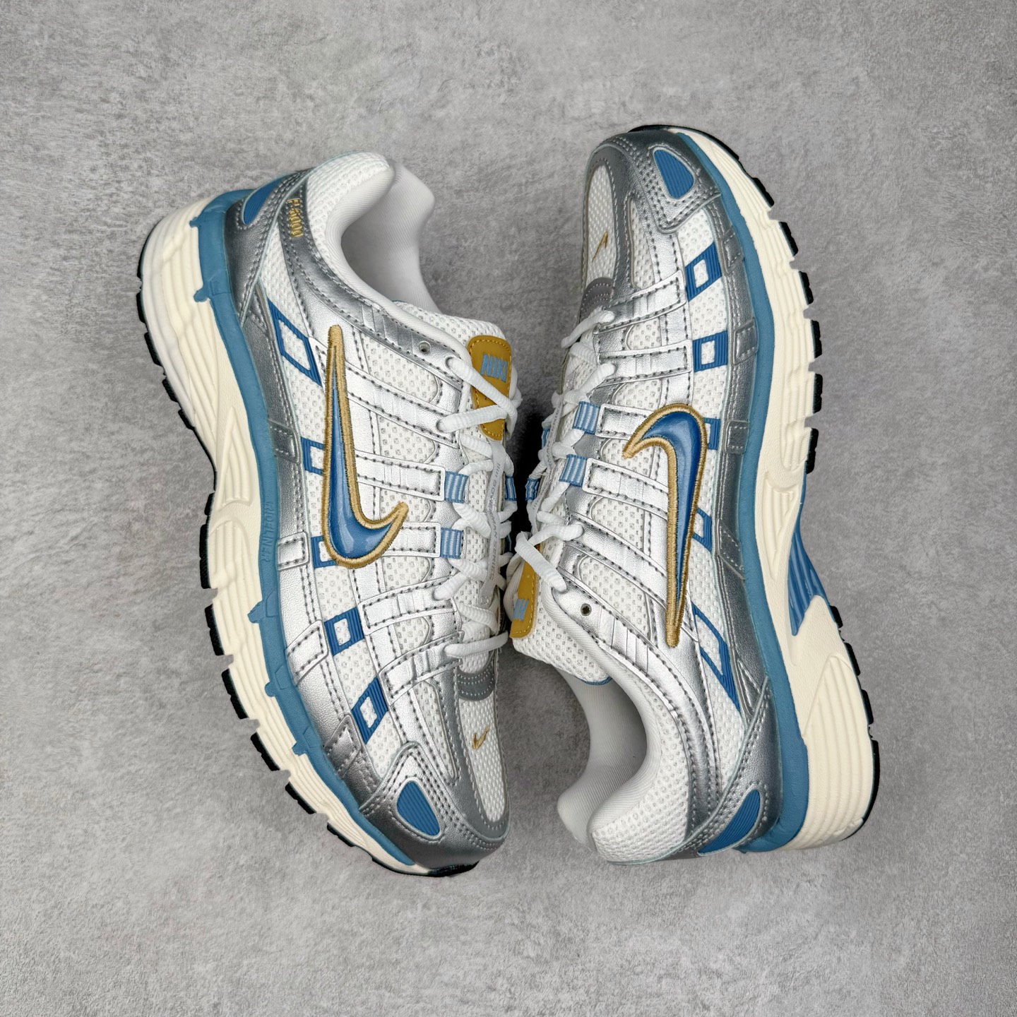 图片[3]-＃CS纯原 NK P-6000 系列低帮复古老爹风休闲运动舒适慢跑鞋 HJ7246-100 购入原鞋原装纸板楦头开发 独家私模四层组合大底 市场唯一正确版本 良心定价 新配色陆续出货 进口三文治网面 融合 Pegasus 过往运动鞋设计 助力 21 世纪早期跑步运动跃升时尚新高度 采用透气网眼布、运动风格线条和耐穿覆面 兼具吸睛外观和舒适感受 中底泡绵以田径赛道为灵感 打造厚实设计 缔造出众缓震性能 尺码：36 36.5 37.5 38 38.5 39 40 40.5 41 42 42.5 43 44 44.5 45-选品中心