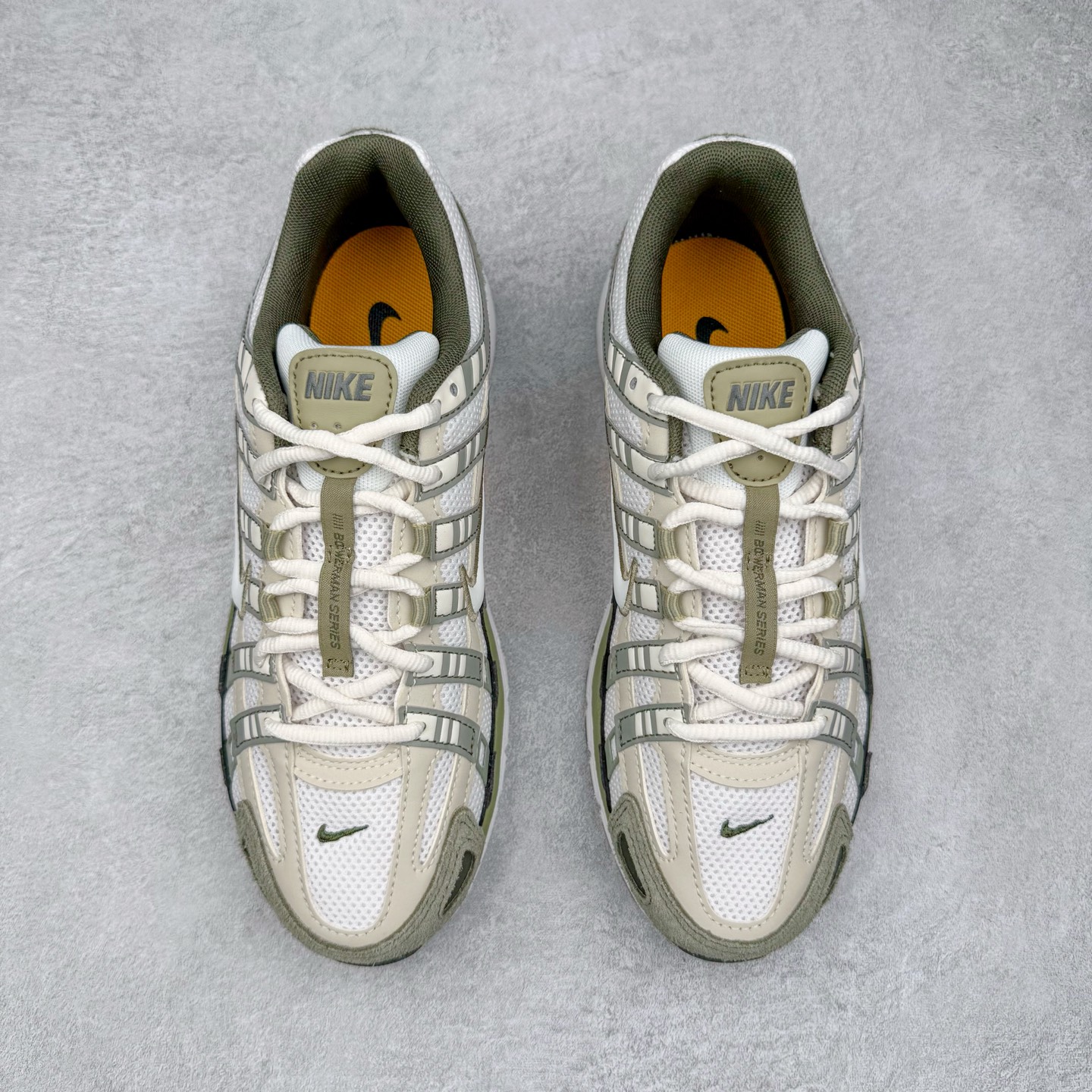 图片[2]-＃CS纯原 NK P-6000 系列低帮复古老爹风休闲运动舒适慢跑鞋 IH0246-320 购入原鞋原装纸板楦头开发 独家私模四层组合大底 市场唯一正确版本 良心定价 新配色陆续出货 进口三文治网面 融合 Pegasus 过往运动鞋设计 助力 21 世纪早期跑步运动跃升时尚新高度 采用透气网眼布、运动风格线条和耐穿覆面 兼具吸睛外观和舒适感受 中底泡绵以田径赛道为灵感 打造厚实设计 缔造出众缓震性能 尺码：36 36.5 37.5 38 38.5 39 40 40.5 41 42 42.5 43 44 44.5 45-选品中心