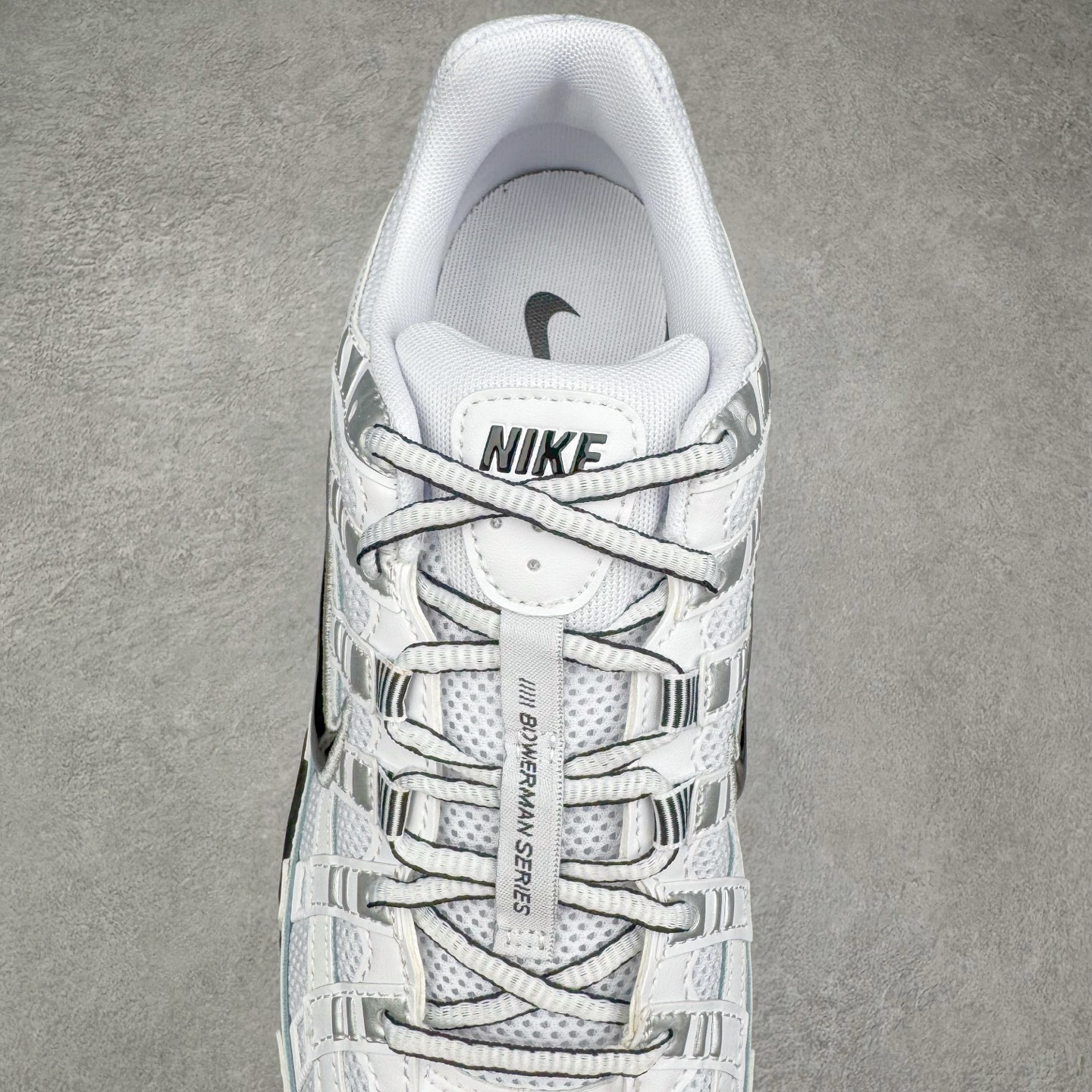 图片[5]-＃CS纯原 NK P-6000 系列低帮复古老爹风休闲运动舒适慢跑鞋 CD6404-107 购入原鞋原装纸板楦头开发 独家私模四层组合大底 市场唯一正确版本 良心定价 新配色陆续出货 进口三文治网面 融合 Pegasus 过往运动鞋设计 助力 21 世纪早期跑步运动跃升时尚新高度 采用透气网眼布、运动风格线条和耐穿覆面 兼具吸睛外观和舒适感受 中底泡绵以田径赛道为灵感 打造厚实设计 缔造出众缓震性能 尺码：36 36.5 37.5 38 38.5 39 40 40.5 41 42 42.5 43 44 44.5 45-选品中心