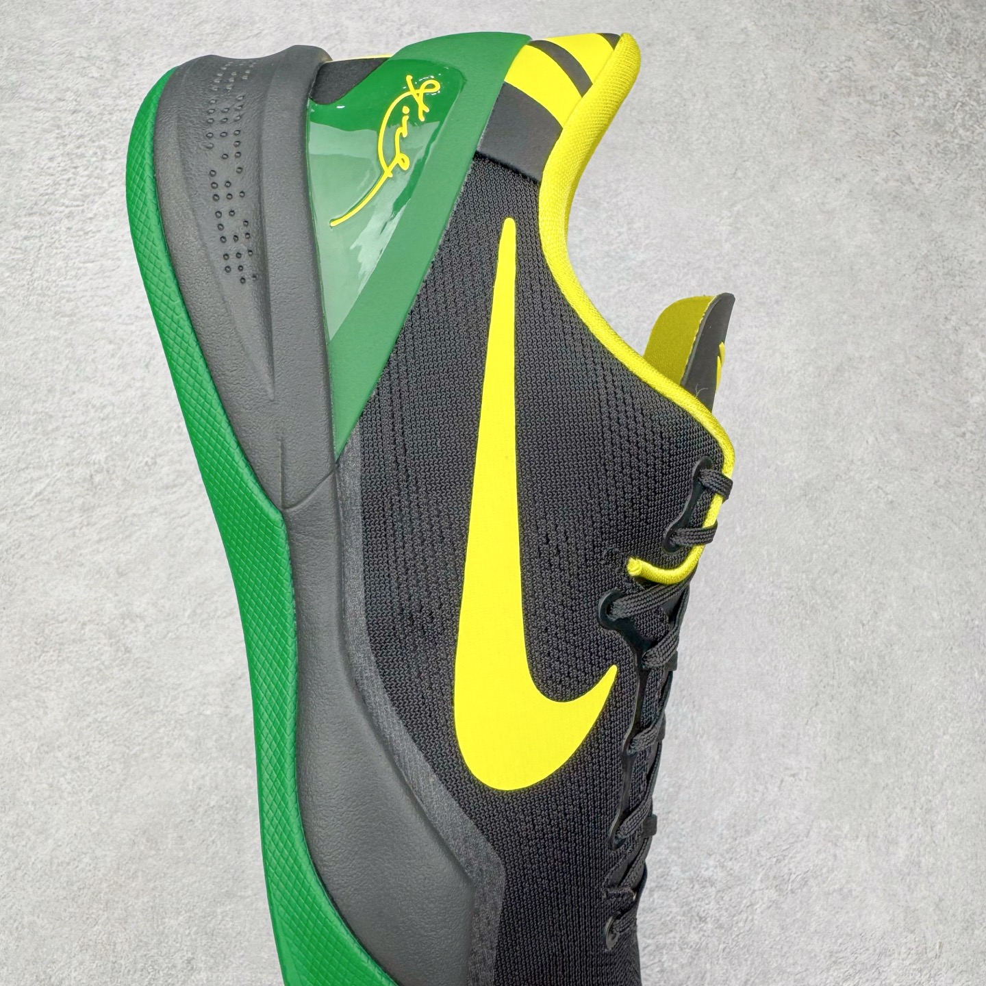 图片[6]-＃GX NK Zoom Kobe Ⅷ System 科比8代复刻实战运动低帮文化篮球鞋 俄勒冈黑绿鸭子 HF7485 完美复刻公司货 React科技鞋垫加持 实战配置直接拉满 原楦纸板开发 鞋身流线型、后跟塑形 区分土肥圆 原厂针织鞋面一针一线匹配原版 全身鞋材卡料色独家定制 唯一万针立体刺绣SWOOSH 真实底模最大50.5 实战利器 专供海外市场 独立原厂模具 首批不拼图大几率过验 亲测已过 支持各种高强度实战 无需担心 补货周期极长 脚宽建议买大半码 科比系列前掌偏窄 支持七天无理由退换 尺码： 40 40.5 41 42 42.5 43 44 44.5 45 46 47.5 48.5 49.5 50.5-选品中心
