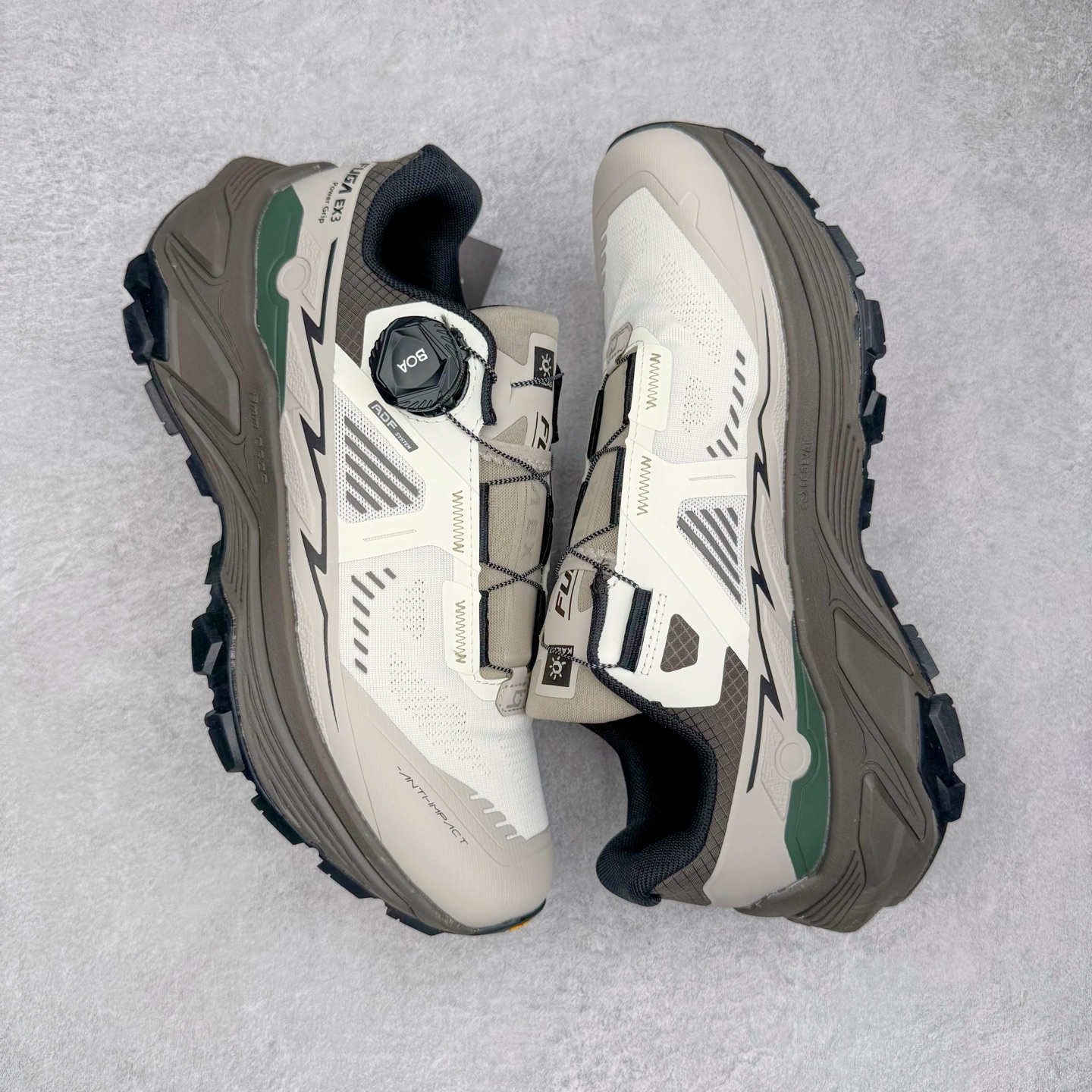 图片[3]-凯乐石 KAILAS FUGA EX3 BOA 25款舒适缓冲徒步 织物TPU减震防滑透气包裹性轻便低帮 超强抓地力越野跑步鞋 KAILAS凯乐石品牌是全球三大全系攀登品牌之一，于2003年创立于中国广州，致力于为有攀登梦想的户外运动员及爱好者，研发制造功能性专业装备，满足他们在极限环境下安全舒适的需求，凯乐石专注于科技面料的开发及专业功能设计，产品线覆盖登山、攀岩、徒步、越野跑山、露营、旅行等多项户外运动，通过运动员的测试反馈，不断进化迭代，产品荣获国内外大奖71座，发明专利21个，更突破性的自主研发攀登器械，打造出中国的攀登硬实力。实拍调校N版已经零色差零失真 百分百还原实物色彩所见即所得 不存在货不对板色差等低级问题 选购参考实物拍摄 不混卖不参货 只用心做好货严格选品 承诺混一赔十 尺码：36 36.5 37.5 38 38.5 39 40 40.5 41 42 42.5 43 44 44.5 45-选品中心