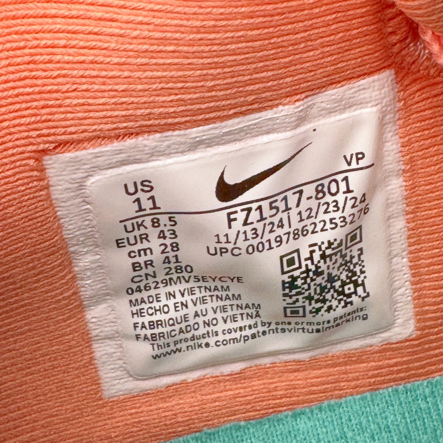 图片[12]-＃Max/灭世 NK Sabrina 2 萨布丽娜二代签名减震防滑低帮篮球鞋 FZ1517-801 革新登场🌪🔝颠覆革新出货‼️缓震配置独家革新！实战属性直接拉满👊🏻实战天花板上限再度提升！实战亲测-性能体验吊打国产同价位鞋款 ⚫️前掌扇形zoom➕增配中足抗扭片➕增配后掌马蹄ZOOM气垫（正品仅配置前掌扇形zoom） 完美解决 正品抗扭不足问题 ⚫️采用科比5代鞋楦以及龙骨数据打造！前后落差仅6mm！小科5实至名归！ ⚫️鞋身➕鞋头增配高频补强层，提升鞋头以及脚踝支撑性 ⚫️鞋垫采用高弹缓震垫材质-磨合一场直接贴合脚型☑️ ⚫️外底加厚2mm，升级止滑配方，磨合一次，抓地原地起飞 后卫旗舰有且只在灭世纯原（支持市场任意货品正面PK） 真材实料，肉眼可见！革新升级绝非空穴来风！灭世纯原内外兼修，用态度诠释最强实战货品👊🏻 尺码：39-46（尺码建议：标准亚洲楦 无需大半码）-选品中心