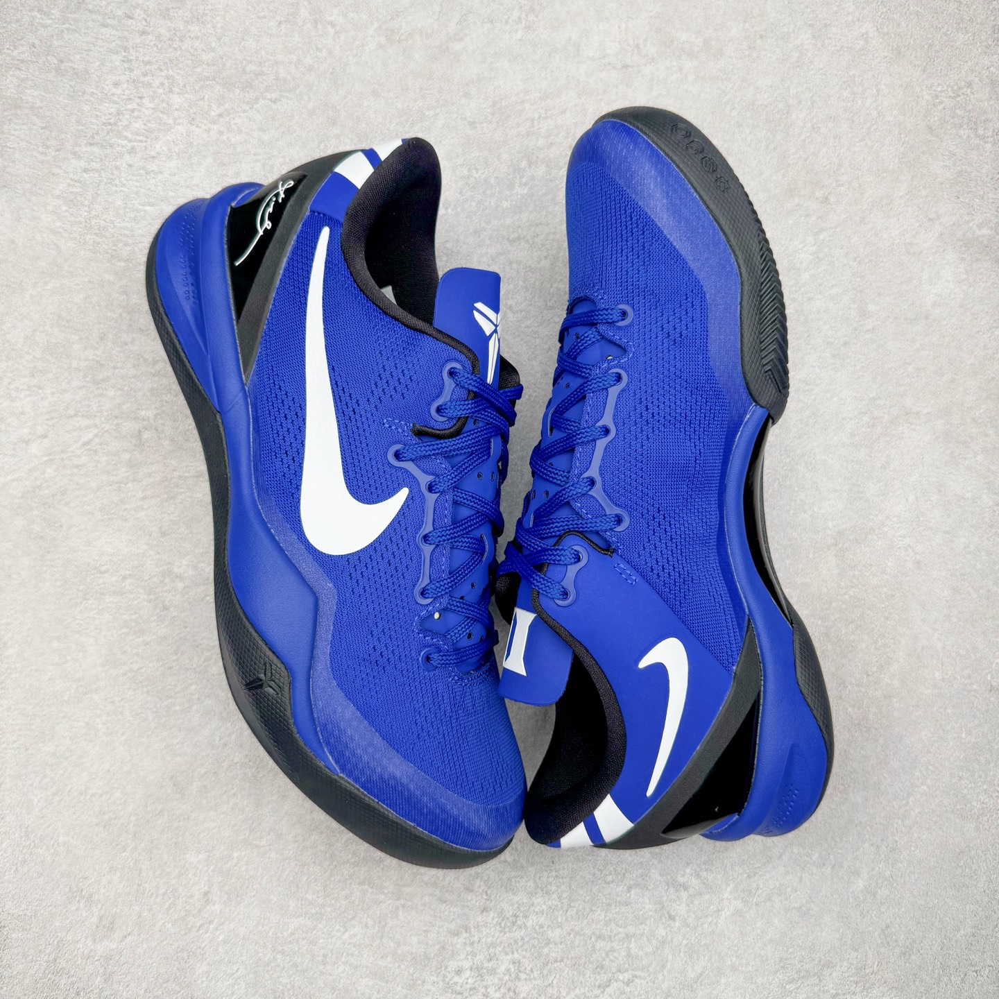 图片[3]-＃GX NK Zoom Kobe Ⅷ System 科比8代复刻实战运动低帮文化篮球鞋 黑蓝 555035-202 完美复刻公司货 React科技鞋垫加持 实战配置直接拉满 原楦纸板开发 鞋身流线型、后跟塑形 区分土肥圆 原厂针织鞋面一针一线匹配原版 全身鞋材卡料色独家定制 唯一万针立体刺绣SWOOSH 真实底模最大50.5 实战利器 专供海外市场 独立原厂模具 首批不拼图大几率过验 亲测已过 支持各种高强度实战 无需担心 补货周期极长 脚宽建议买大半码 科比系列前掌偏窄 支持七天无理由退换 尺码： 40 40.5 41 42 42.5 43 44 44.5 45 46 47.5 48.5 49.5 50.5-选品中心