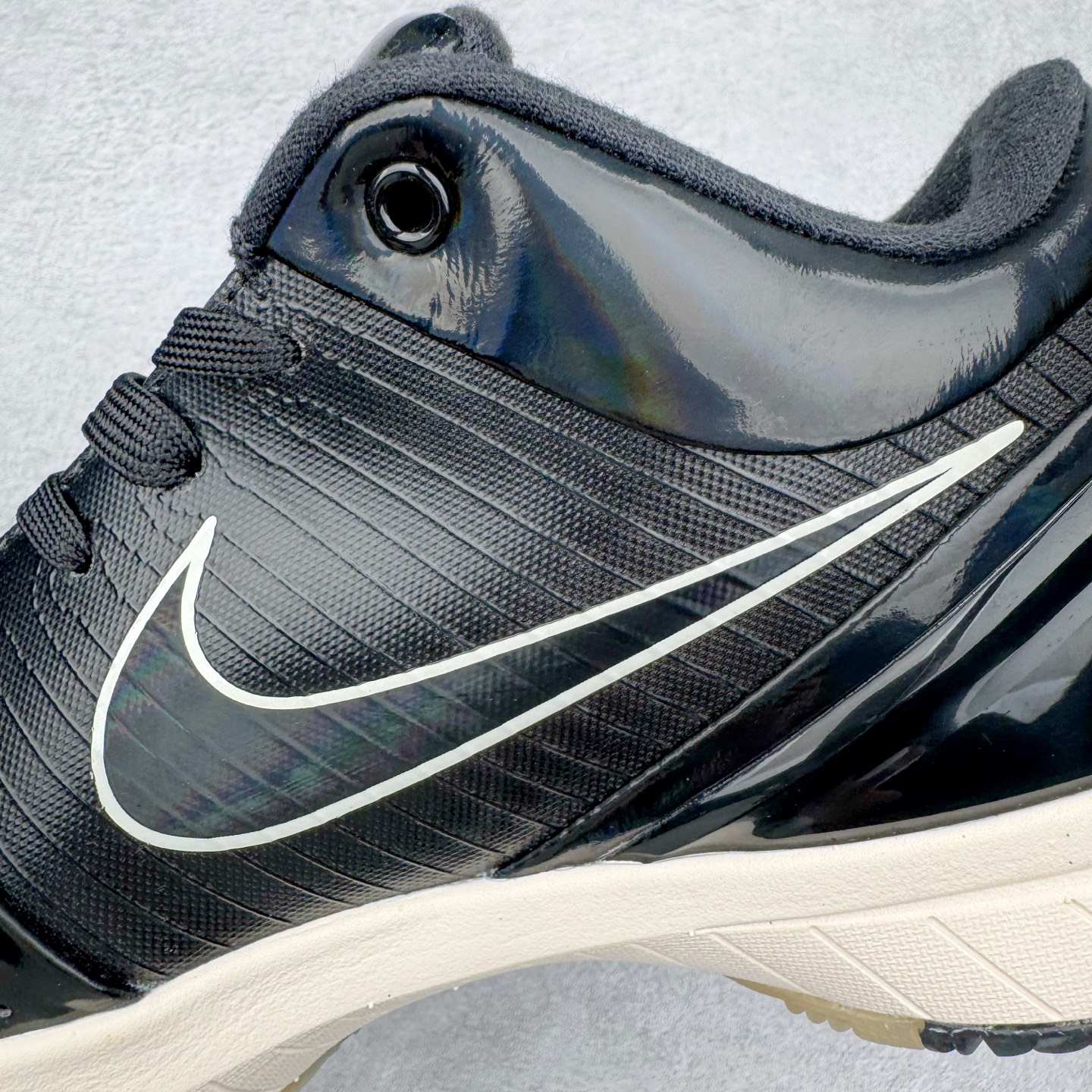 图片[12]-＃BS纯原 UNDEFEATED x NK Zoom Kobe 4 Protro 科比四代联名 黑曼巴 CQ3869-001 Zoom Turbo气垫➕后掌EVA缓震 实战配置直接拉满 原楦纸板开发 鞋身流线型、后跟塑形 区分土肥圆 原档数据3D打印 鞋面细节匹配原版 全身鞋材卡料色独家定制 唯一正确喷漆 SWOOSH NK专利Flyknit飞线科技 给予鞋身足够抗扭矩力 真实底模最大48.5 实战利器 专供海外市场 尺码：40 40.5 41 42 42.5 43 44 44.5 45 46 47.5 48.5 （脚宽、脚胖 建议买大半码）-选品中心