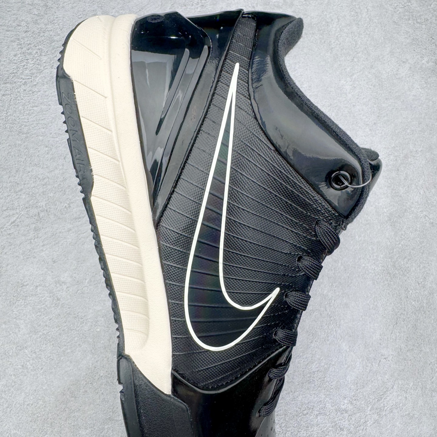 图片[6]-＃BS纯原 UNDEFEATED x NK Zoom Kobe 4 Protro 科比四代联名 黑曼巴 CQ3869-001 Zoom Turbo气垫➕后掌EVA缓震 实战配置直接拉满 原楦纸板开发 鞋身流线型、后跟塑形 区分土肥圆 原档数据3D打印 鞋面细节匹配原版 全身鞋材卡料色独家定制 唯一正确喷漆 SWOOSH NK专利Flyknit飞线科技 给予鞋身足够抗扭矩力 真实底模最大48.5 实战利器 专供海外市场 尺码：40 40.5 41 42 42.5 43 44 44.5 45 46 47.5 48.5 （脚宽、脚胖 建议买大半码）-选品中心