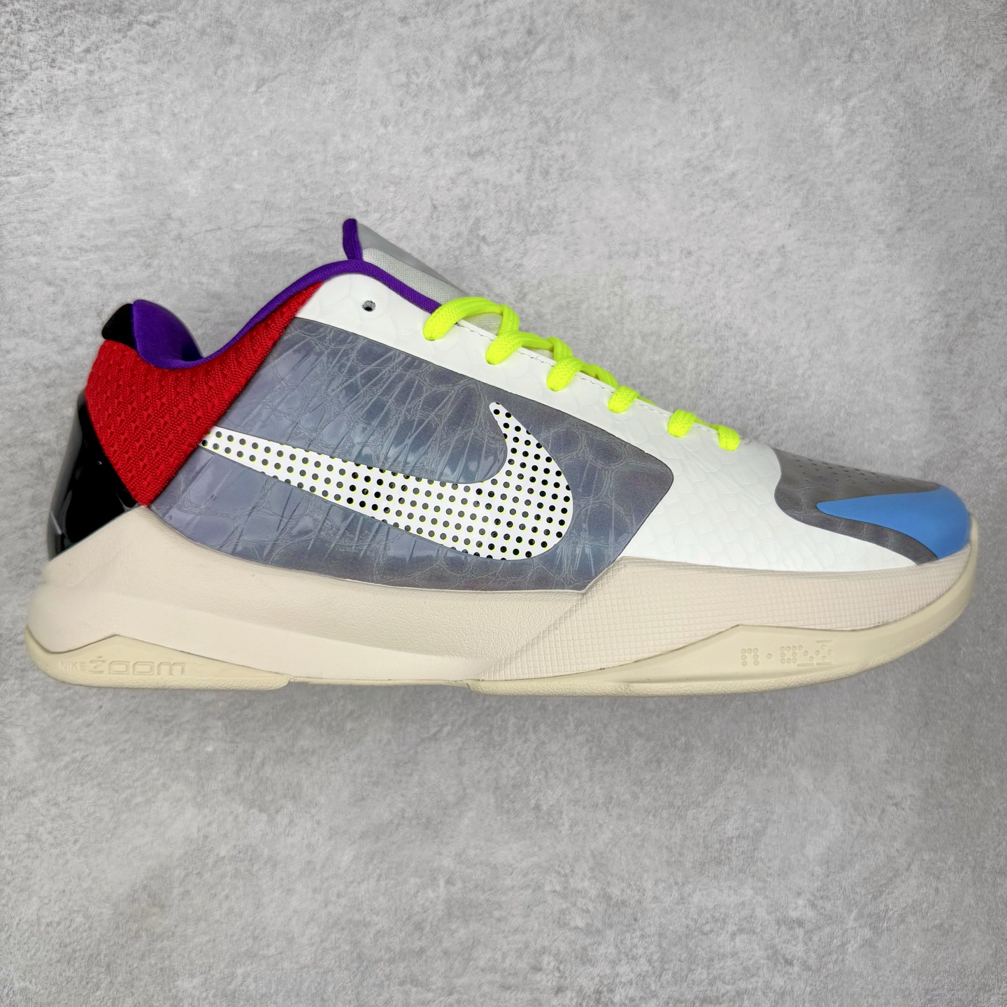 图片[5]-＃BS纯原 NK Zoom Kobe ZK5 科比5代 Zoom Turbo气垫➕后掌EVA缓震 实战配置直接拉满 原楦纸板开发 鞋身流线型、后跟塑形 区分土肥圆 原档数据3D打印 鞋面细节匹配原版 全身鞋材卡料色独家定制 唯一正确喷漆SWOOSH NK专利Flyknit飞线科技，给予鞋身足够抗扭矩力 真实底模最大47.5 实战利器 专供海外市场 尺码：40 40.5 41 42 42.5 43 44 44.5 45 46 47.5 48.5 （脚宽、脚胖 建议买大半码）-选品中心