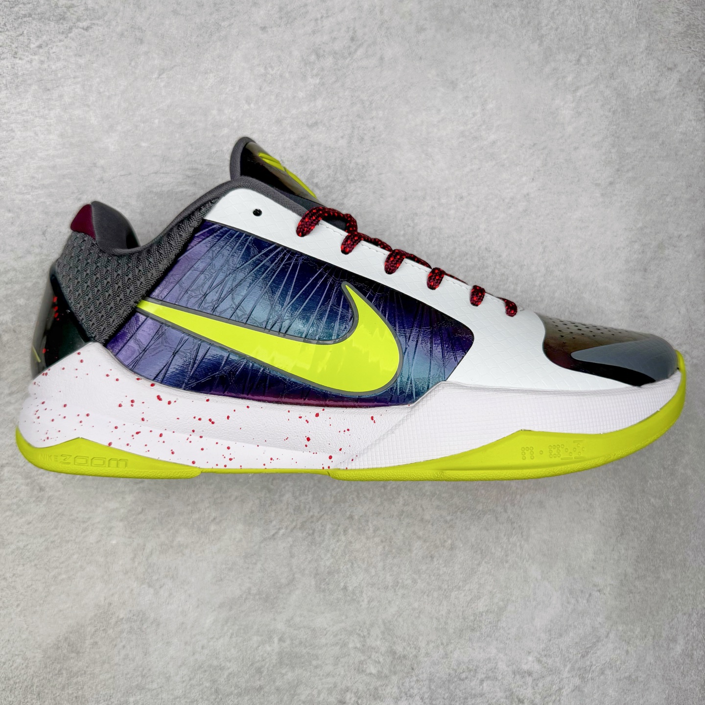 图片[6]-＃BS纯原 NK Zoom Kobe ZK5 科比5代 Zoom Turbo气垫➕后掌EVA缓震 实战配置直接拉满 原楦纸板开发 鞋身流线型、后跟塑形 区分土肥圆 原档数据3D打印 鞋面细节匹配原版 全身鞋材卡料色独家定制 唯一正确喷漆SWOOSH NK专利Flyknit飞线科技，给予鞋身足够抗扭矩力 真实底模最大47.5 实战利器 专供海外市场 尺码：40 40.5 41 42 42.5 43 44 44.5 45 46 47.5 48.5 （脚宽、脚胖 建议买大半码）-选品中心