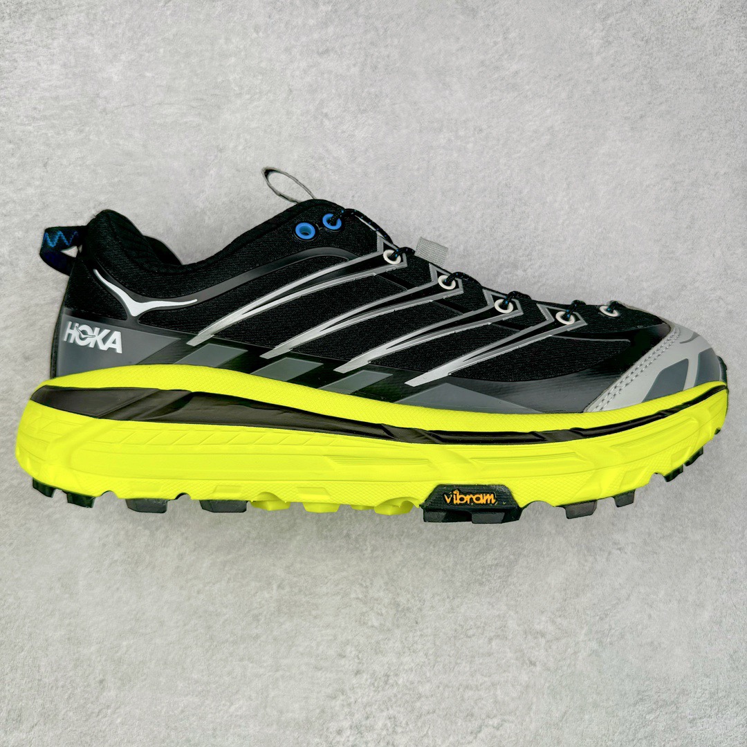 图片[3]-＃特价福利 HOKA ONE ONE Mafate Speed Low 玛法特系列低帮轻量户外越野休闲运动慢跑鞋 HOKA ONE ONE 最近推出了一个胶囊系列 Origin Story 这个系列里的 Mafate Speed 2 可以说让我日思夜想有一阵子了 最近终于拔草 让我来分享一下这双也是上脚赞到爆的越野跑鞋吧 以阿尔卑斯山脉作为主题将亮黄色与蓝色调覆盖在这经典轮廓之上 配色的呈现效果相当亮眼 以至于很多人买这个配色是用来日常搭配的 鞋面采用超轻的无缝架构 轻薄的TPU贴在透气的鞋面材料上 减轻重量同时也保证了支撑性 鞋底则采用滚动平衡技术 引导跑者回归自然步态 祖传的神奇EVA材质中底依旧是一如既往地表现优秀 能提供充足的缓震 作为HOKA家的越野跑鞋 VIBRAM 橡胶大底也是必不可少的 即便在复杂湿滑的地形 依旧能有良好的抓地力及稳定性 鞋带采用了弹性不易松脱的扁宽弹性鞋带 前掌与中掌部分也进行了加宽 也更加适合亚洲人的脚型 是一款十分全面且足够强悍的户外硬核越野鞋 而这双极其亮眼的越野跑鞋恰好又是在江山一百中参赛的UTMB冠军 Ludovic POMMERET 夺冠时穿着的战靴 这就让它变得更加有吸引力了 用来日常搭配的话短裤是基本不挑 长裤我个人推荐阔腿裤 工装裤以及各种长筒牛仔裤都可以 尺码：36 36.5 37.5 38 38.5 39 40 40.5 41 42 42.5 43 44 45-选品中心
