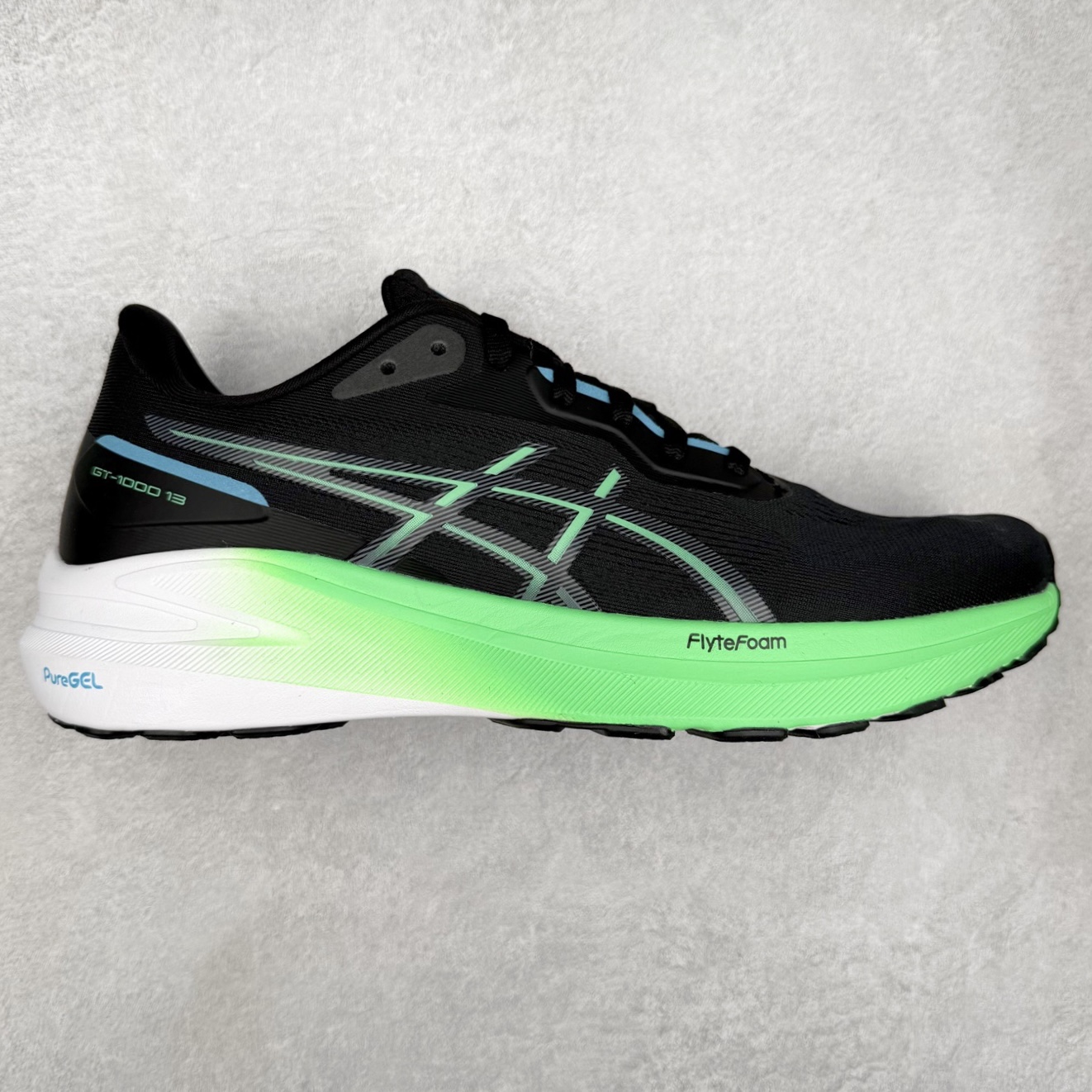 图片[3]-Asics GT-1000 13 GTX 亚瑟士舒适运动稳定防滑支撑低帮休闲跑步鞋 GT-1000 13采用网眼鞋面，提供良好透气性 中底处的PUREGEL科技与FLYTEFOAM缓冲层可減轻鞋身的重量 带来更加柔软的触地脚感 在每一步中创造更加舒适的运动体验 尺码：36 36.5 37.5 38 38.5 39 40 40.5 41.5 42 42.5 43.5 44 44.5 45-选品中心