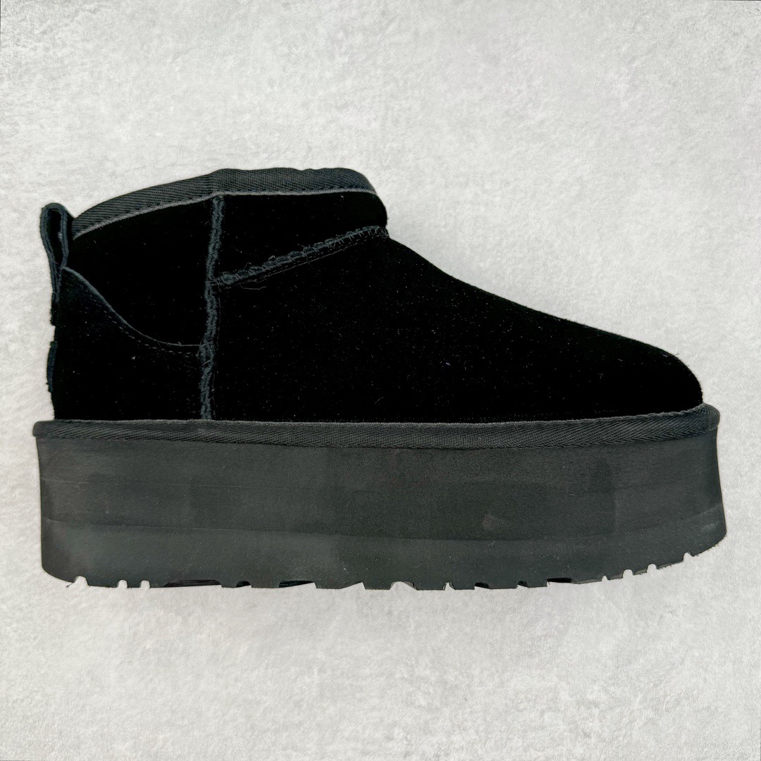 ＃GX UGG 5092 周冬雨Mini厚底秋冬羊皮毛一体雪地靴 全鞋采用ZP同厂 隆丰A级澳洲进口羊皮毛一体 品牌代工厂生产线 完全遵循ZP工艺流程 代工厂原厂版师 秉承无原鞋不开发选择 注重每一处细节 市面最正版型 TREADLITE\\\