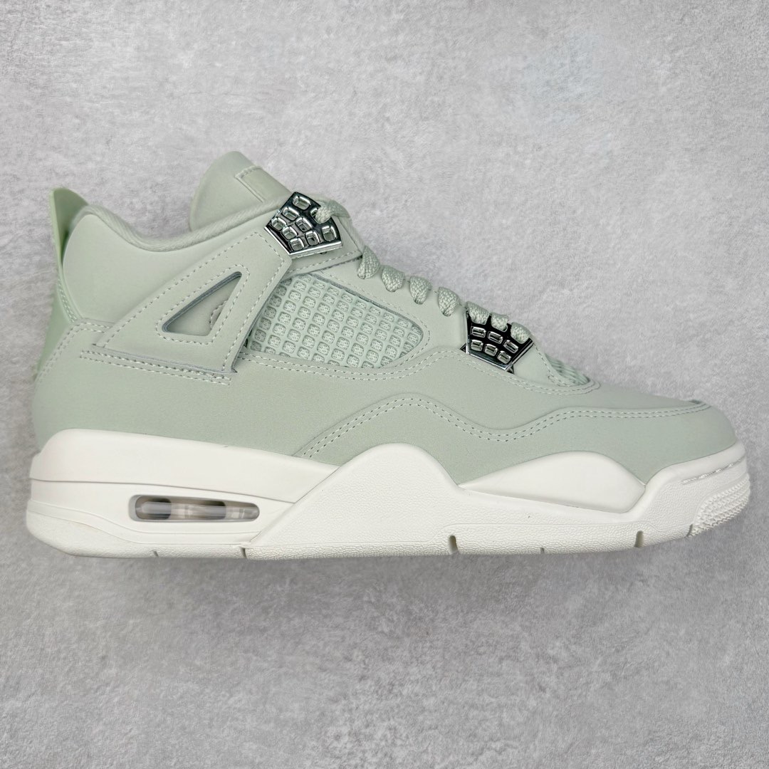 图片[6]-＃KZ神版福利 Air Jordan AJ4 Retro 系列 独家外贸特供尺码含 45.5 49.5 50.5 国内外口碑最好最推荐的产品 市场中端王者 亲自操刀耗时半年巨作 全套原纸板楦头开发 确保原汁原味 完美呈现四代版型 一比一鞋头弧度高度鞋身弧度 此版本只针对中端市场 皮料材质有所更替 其他数据细节工艺流程均保持一致 绝不口嗨 细节品控鞋型随意秒杀市面3XX 4XX 原厂TPU网格鞋带扣 正确内里网布 菱角分明不变形无多余毛边 柔软性质感一致于原鞋 市场唯一原厂鞋扣模具 背面可见隐藏注塑口 原厂织唛标 原厂飞人电绣工艺 尾指中部跳三针 独家绑鞋带手法 印刷中底布 四线拉帮 米色美纹纸贴合固定 进口港宝加持 后跟自然饱满 全鞋荧光划线卡点 追求极致完美 每一双都是工艺品 多重QC质检 超越公司货的品控标准 实实在在的免检产品 尺码：40 40.5 41 42 42.5 43 44 44.5 45 45.5 46 47.5 48.5 49.5 50.5-选品中心