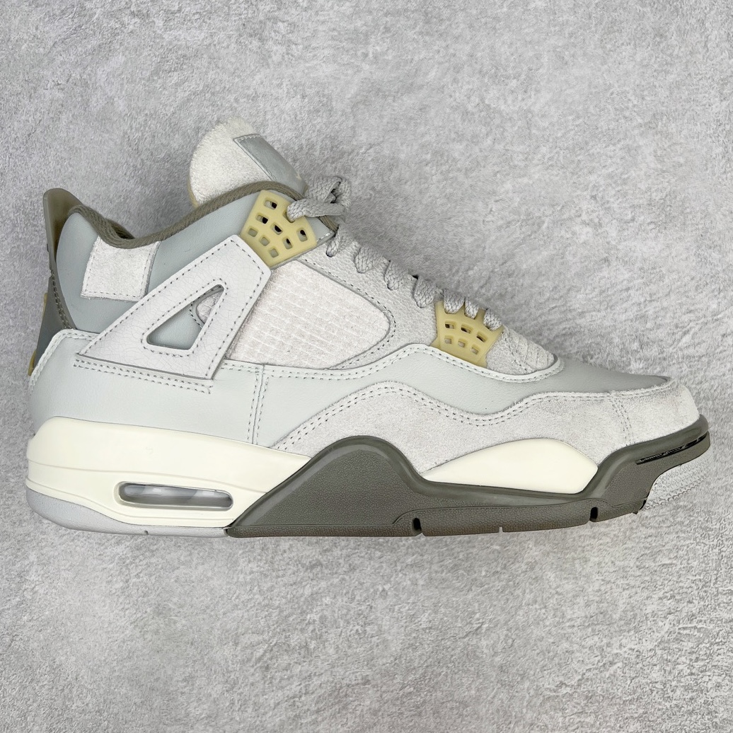 图片[3]-＃KZ神版福利 Air Jordan AJ4 Retro 系列 独家外贸特供尺码含 45.5 49.5 50.5 国内外口碑最好最推荐的产品 市场中端王者 亲自操刀耗时半年巨作 全套原纸板楦头开发 确保原汁原味 完美呈现四代版型 一比一鞋头弧度高度鞋身弧度 此版本只针对中端市场 皮料材质有所更替 其他数据细节工艺流程均保持一致 绝不口嗨 细节品控鞋型随意秒杀市面3XX 4XX 原厂TPU网格鞋带扣 正确内里网布 菱角分明不变形无多余毛边 柔软性质感一致于原鞋 市场唯一原厂鞋扣模具 背面可见隐藏注塑口 原厂织唛标 原厂飞人电绣工艺 尾指中部跳三针 独家绑鞋带手法 印刷中底布 四线拉帮 米色美纹纸贴合固定 进口港宝加持 后跟自然饱满 全鞋荧光划线卡点 追求极致完美 每一双都是工艺品 多重QC质检 超越公司货的品控标准 实实在在的免检产品 尺码：40 40.5 41 42 42.5 43 44 44.5 45 45.5 46 47.5 48.5 49.5 50.5-选品中心