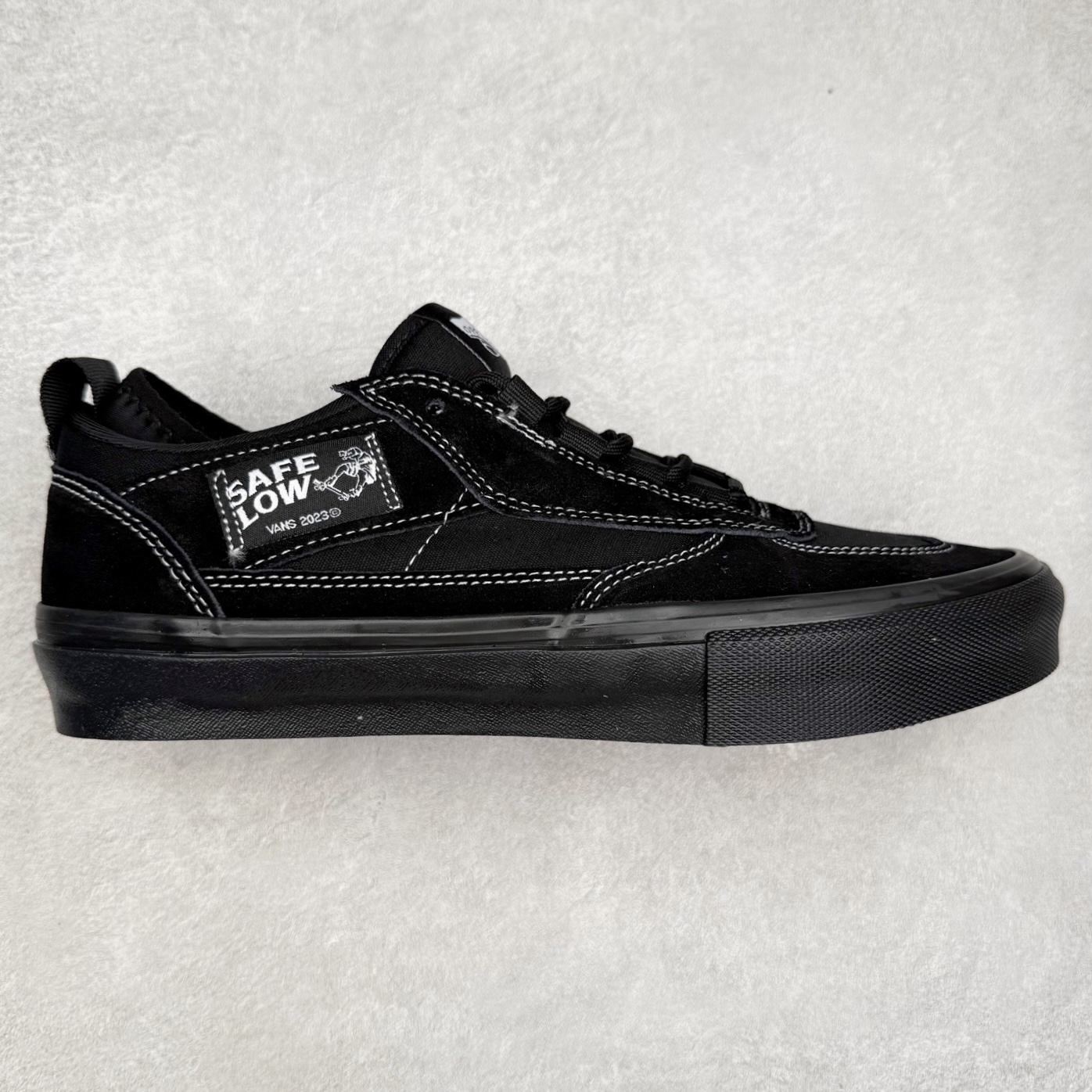 Vans Skate Safe Low 黑武士 官方新款 舒适百搭轻便滑板鞋 货号：VN000EEHBKA 尺码：35 36 36.5 37 38 38.5 39 40 40.5 41 42 42.5 43 44 45-选品中心
