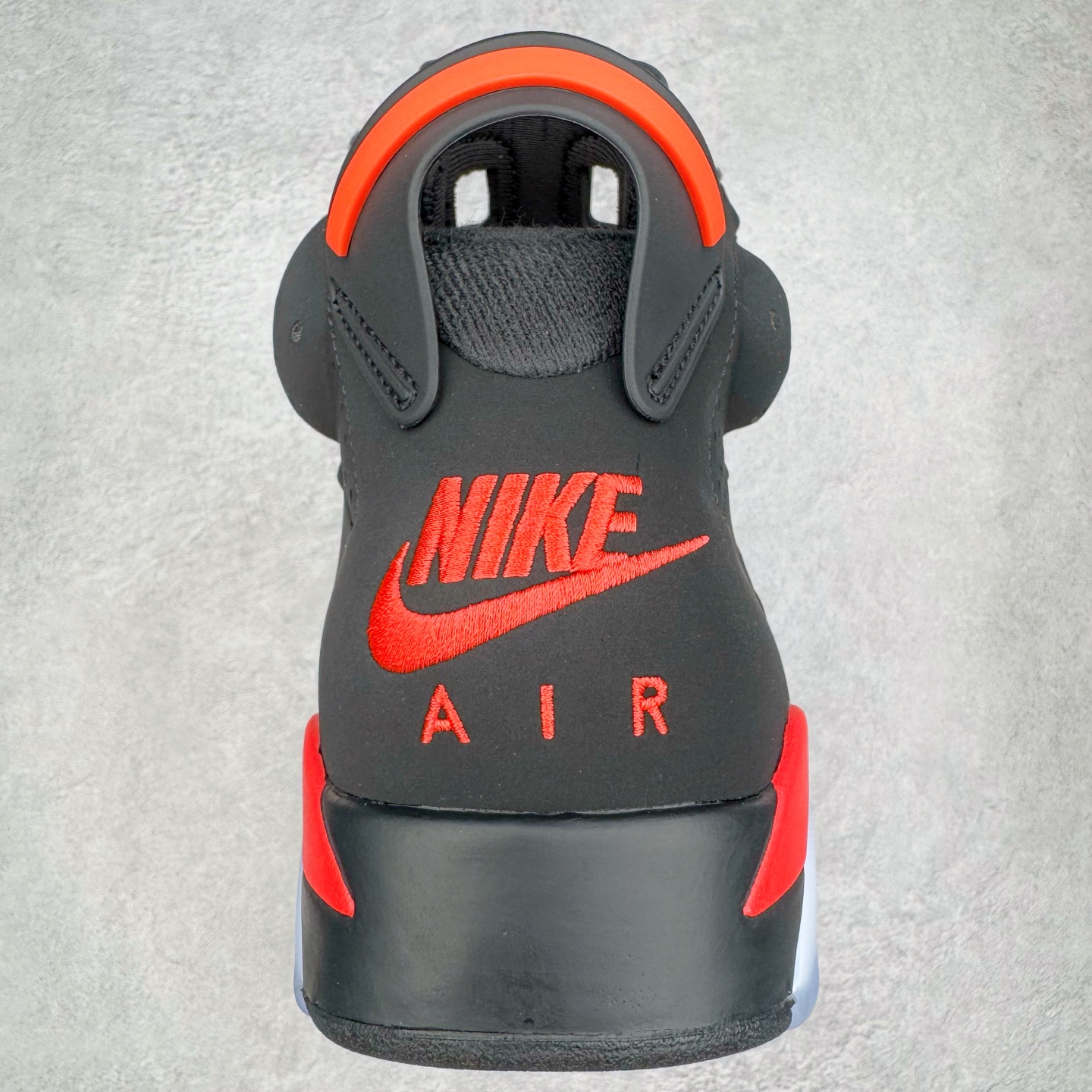 图片[8]-＃Ljr特供 Air Jordan AJ6 Retro 反转红外线 CT8529-001 全新改良批次 圈内最强倒钩系列 恪守真诚 承诺混一赔十 高端零售裸鞋圈特供批次 SZ原厂全套原楦原纸板冲刀磨具开发 原厂皮料加持 原厂港宝加持定型后跟R度完美 同源原厂电绣 飞翼针数密度立体效果一致 百分百一致原鞋 原厂拉帮工艺 针距密度一致 后跟弧度收口自然不对折 极致一眼正品既视感 进口玻璃冲刀皮料裁剪零毛边 全鞋电脑针车工艺 品控清洁度最高QC检验标准 免检产品 原厂订购鞋盒、鞋标、防尘纸、鞋撑、鞋带 追求极致的原厂味道 尺码：40.5 41 42 42.5 43 44 44.5 45 46 47.5 48.5-选品中心