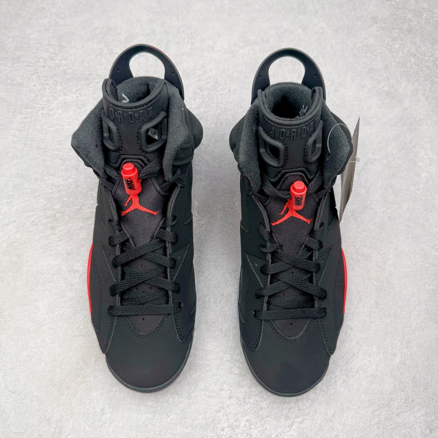 图片[2]-＃Ljr特供 Air Jordan AJ6 Retro 反转红外线 CT8529-001 全新改良批次 圈内最强倒钩系列 恪守真诚 承诺混一赔十 高端零售裸鞋圈特供批次 SZ原厂全套原楦原纸板冲刀磨具开发 原厂皮料加持 原厂港宝加持定型后跟R度完美 同源原厂电绣 飞翼针数密度立体效果一致 百分百一致原鞋 原厂拉帮工艺 针距密度一致 后跟弧度收口自然不对折 极致一眼正品既视感 进口玻璃冲刀皮料裁剪零毛边 全鞋电脑针车工艺 品控清洁度最高QC检验标准 免检产品 原厂订购鞋盒、鞋标、防尘纸、鞋撑、鞋带 追求极致的原厂味道 尺码：40.5 41 42 42.5 43 44 44.5 45 46 47.5 48.5-选品中心