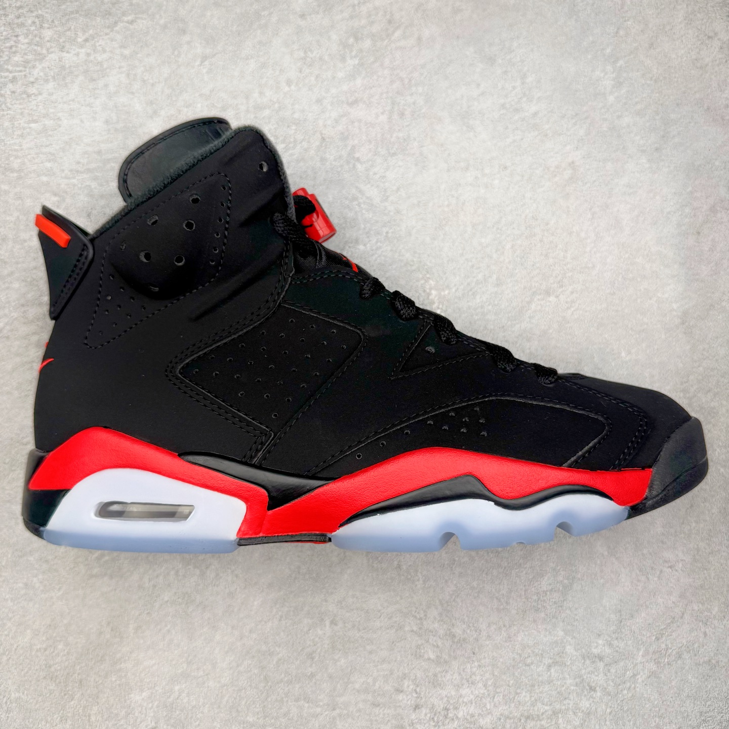 ＃Ljr特供 Air Jordan AJ6 Retro 反转红外线 CT8529-001 全新改良批次 圈内最强倒钩系列 恪守真诚 承诺混一赔十 高端零售裸鞋圈特供批次 SZ原厂全套原楦原纸板冲刀磨具开发 原厂皮料加持 原厂港宝加持定型后跟R度完美 同源原厂电绣 飞翼针数密度立体效果一致 百分百一致原鞋 原厂拉帮工艺 针距密度一致 后跟弧度收口自然不对折 极致一眼正品既视感 进口玻璃冲刀皮料裁剪零毛边 全鞋电脑针车工艺 品控清洁度最高QC检验标准 免检产品 原厂订购鞋盒、鞋标、防尘纸、鞋撑、鞋带 追求极致的原厂味道 尺码：40.5 41 42 42.5 43 44 44.5 45 46 47.5 48.5-选品中心