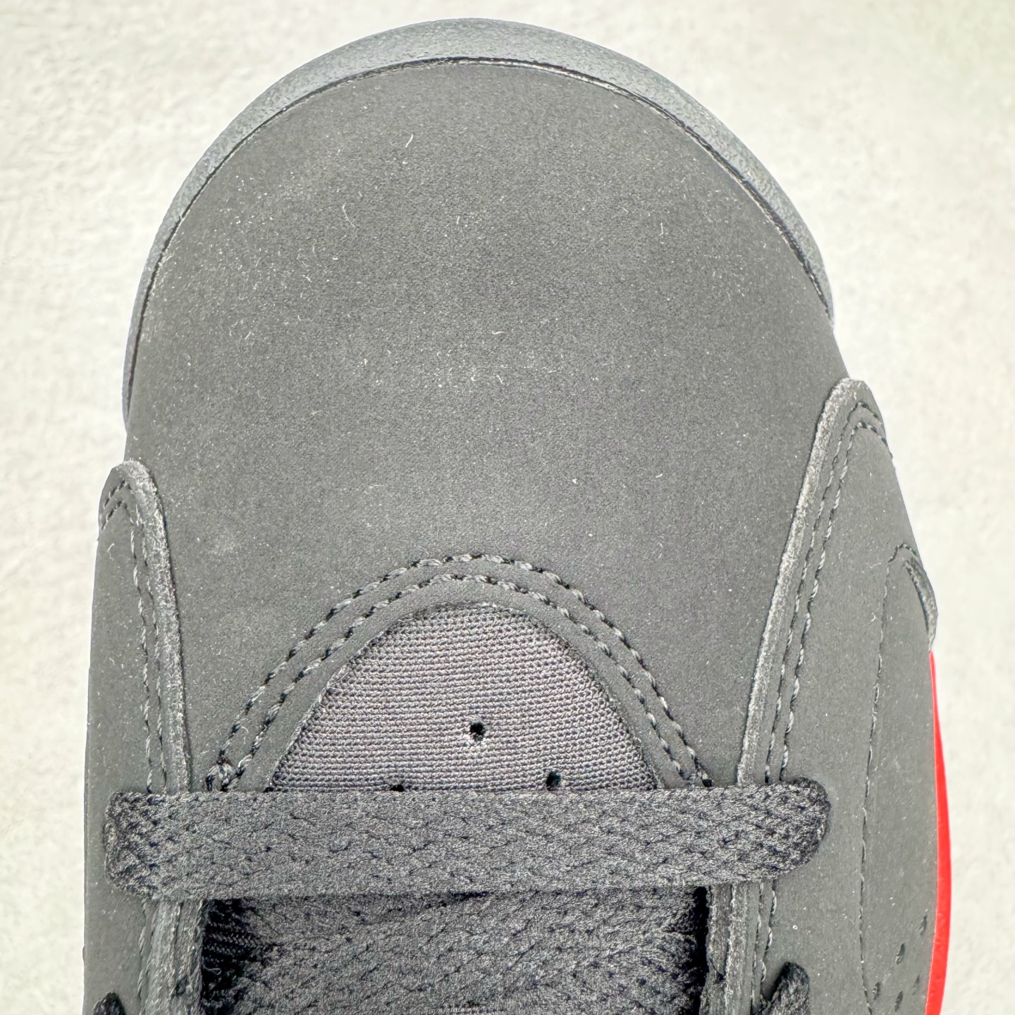 图片[16]-＃Ljr特供 Air Jordan AJ6 Retro 反转红外线 CT8529-001 全新改良批次 圈内最强倒钩系列 恪守真诚 承诺混一赔十 高端零售裸鞋圈特供批次 SZ原厂全套原楦原纸板冲刀磨具开发 原厂皮料加持 原厂港宝加持定型后跟R度完美 同源原厂电绣 飞翼针数密度立体效果一致 百分百一致原鞋 原厂拉帮工艺 针距密度一致 后跟弧度收口自然不对折 极致一眼正品既视感 进口玻璃冲刀皮料裁剪零毛边 全鞋电脑针车工艺 品控清洁度最高QC检验标准 免检产品 原厂订购鞋盒、鞋标、防尘纸、鞋撑、鞋带 追求极致的原厂味道 尺码：40.5 41 42 42.5 43 44 44.5 45 46 47.5 48.5-选品中心